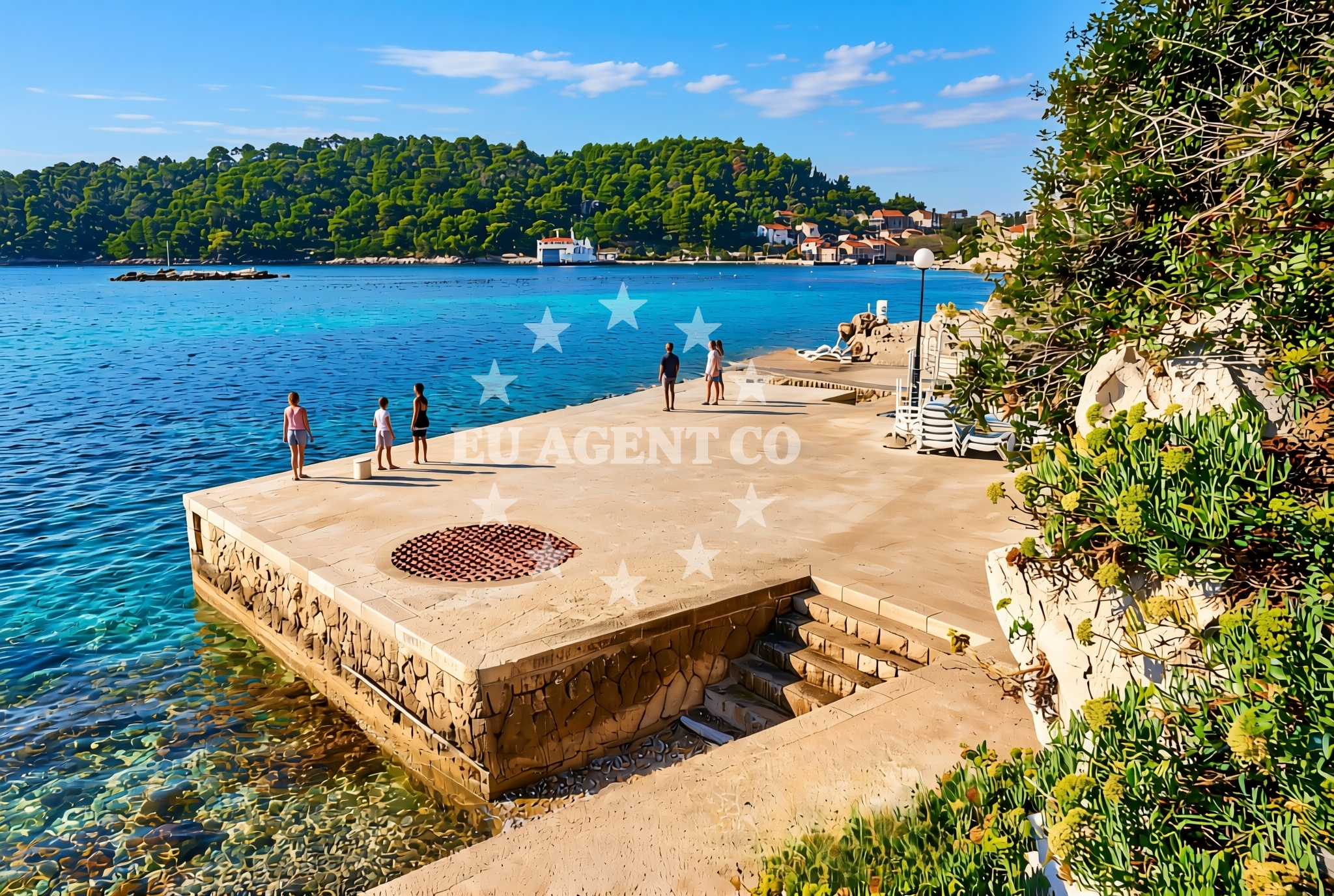 Additional view of Božica, Suđurađ (Šipan) Beach in Božica