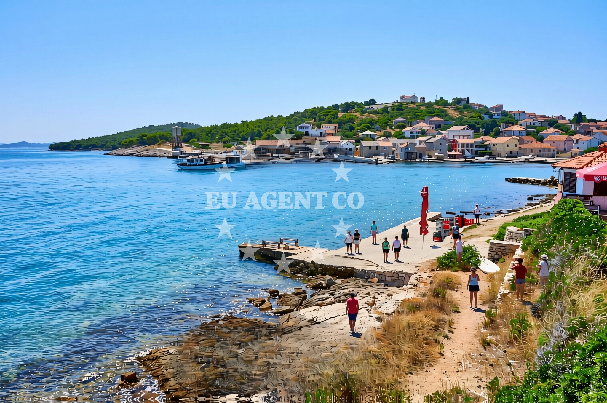 Additional view of Bracera, Vrgada (Vrgada) Beach in Bracera