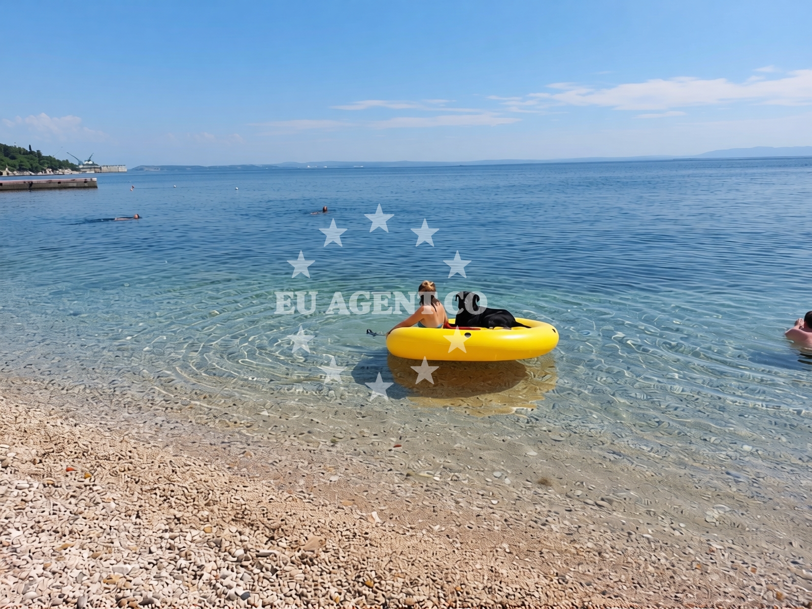Beach facilities and surroundings at Brajdica Dog Beach in 22 Mihanovićeva ulica, Rijeka