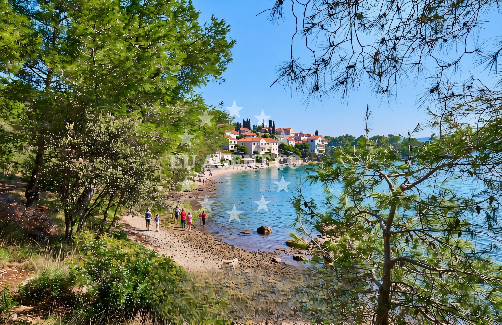 Additional view of Bratin sjever, Zverinac (Zverinac) Beach in Bratin sjever