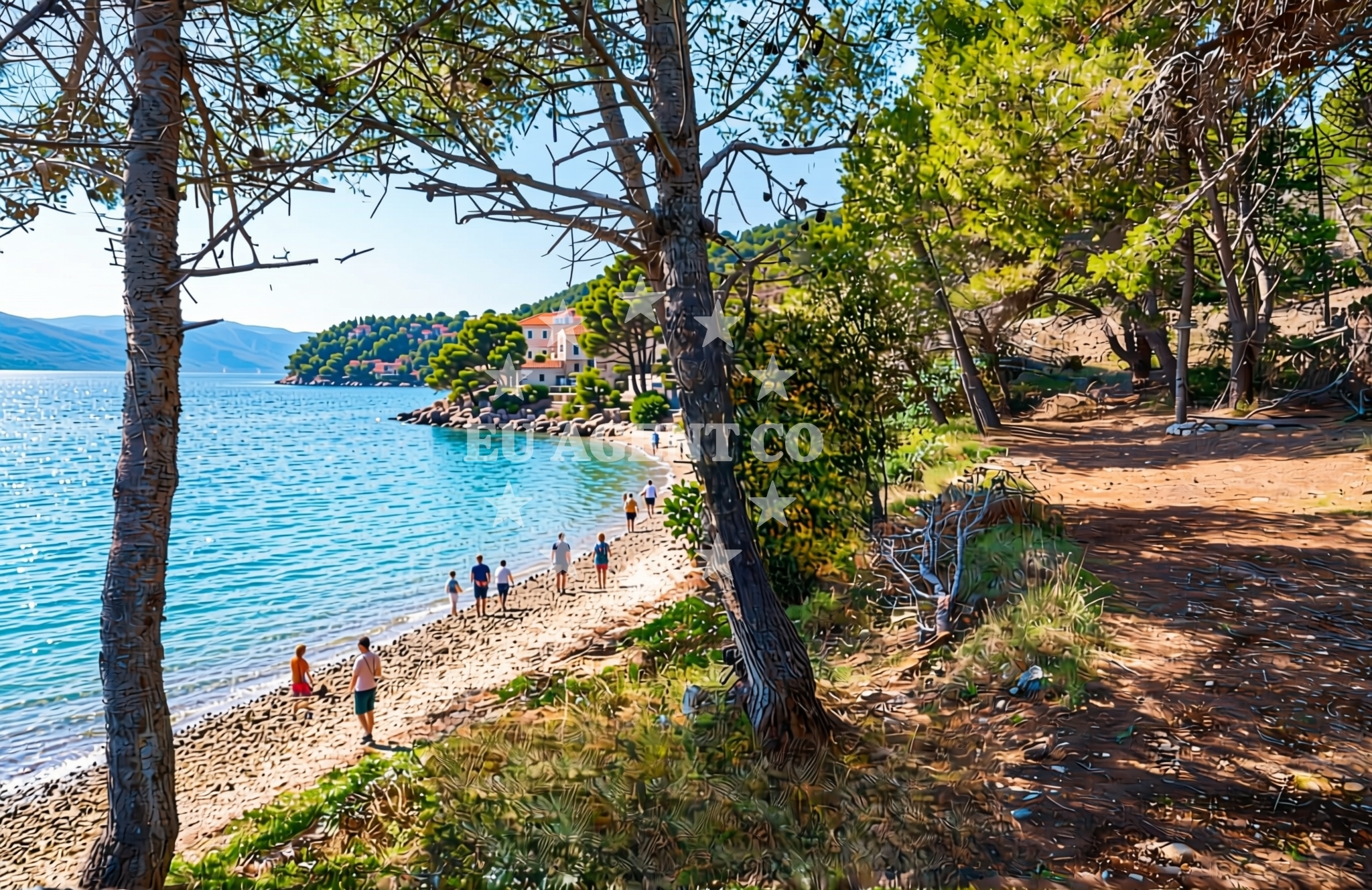 Additional view of Bratin sjever, Zverinac (Zverinac) Beach in Bratin sjever