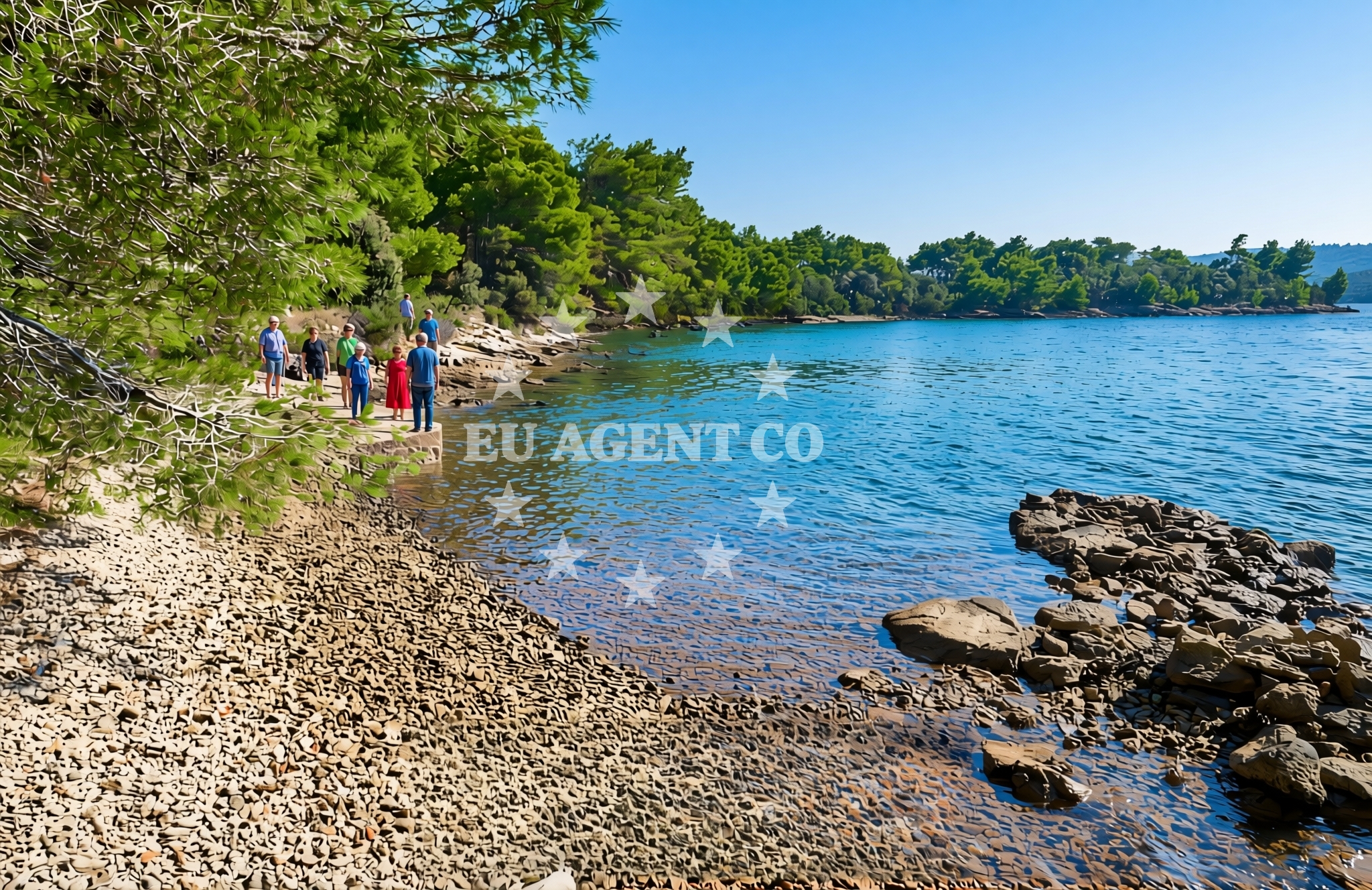 Additional view of Bratin sjever, Zverinac (Zverinac) Beach in Bratin sjever
