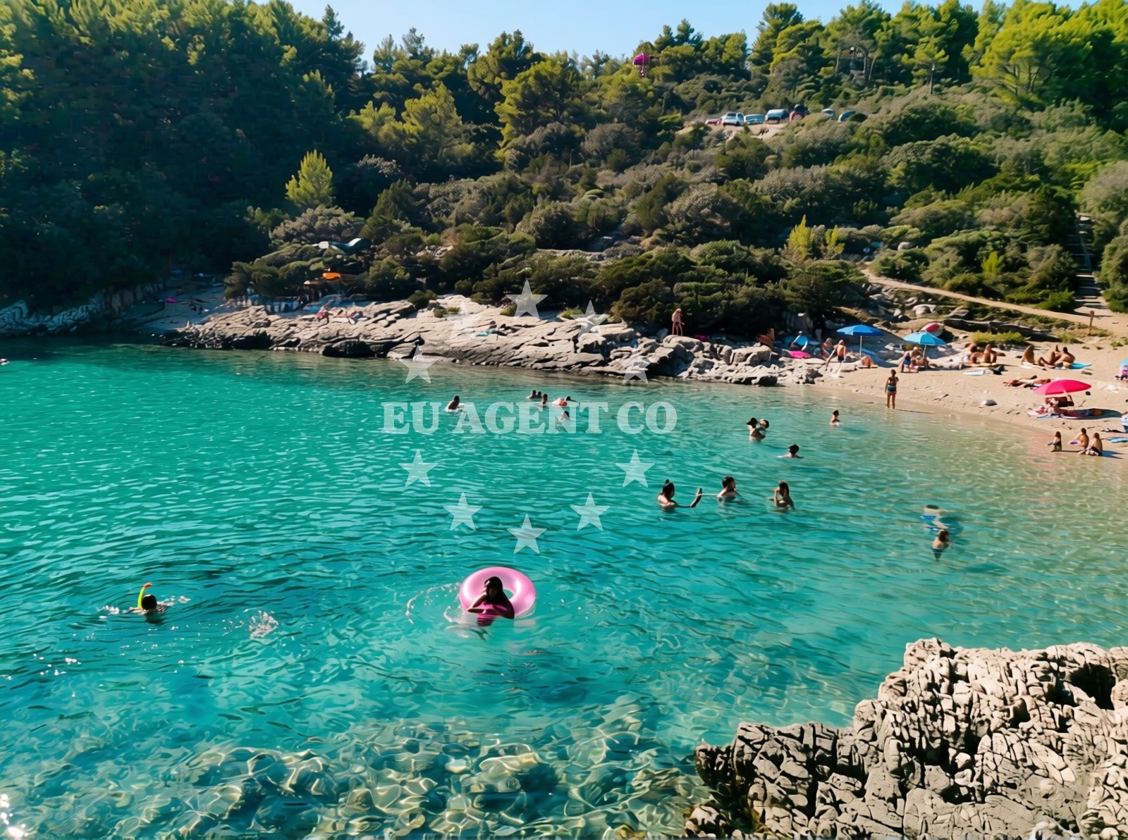 Additional view of Bratinja Luka beach in Žrnovo 1450, Žrnovo