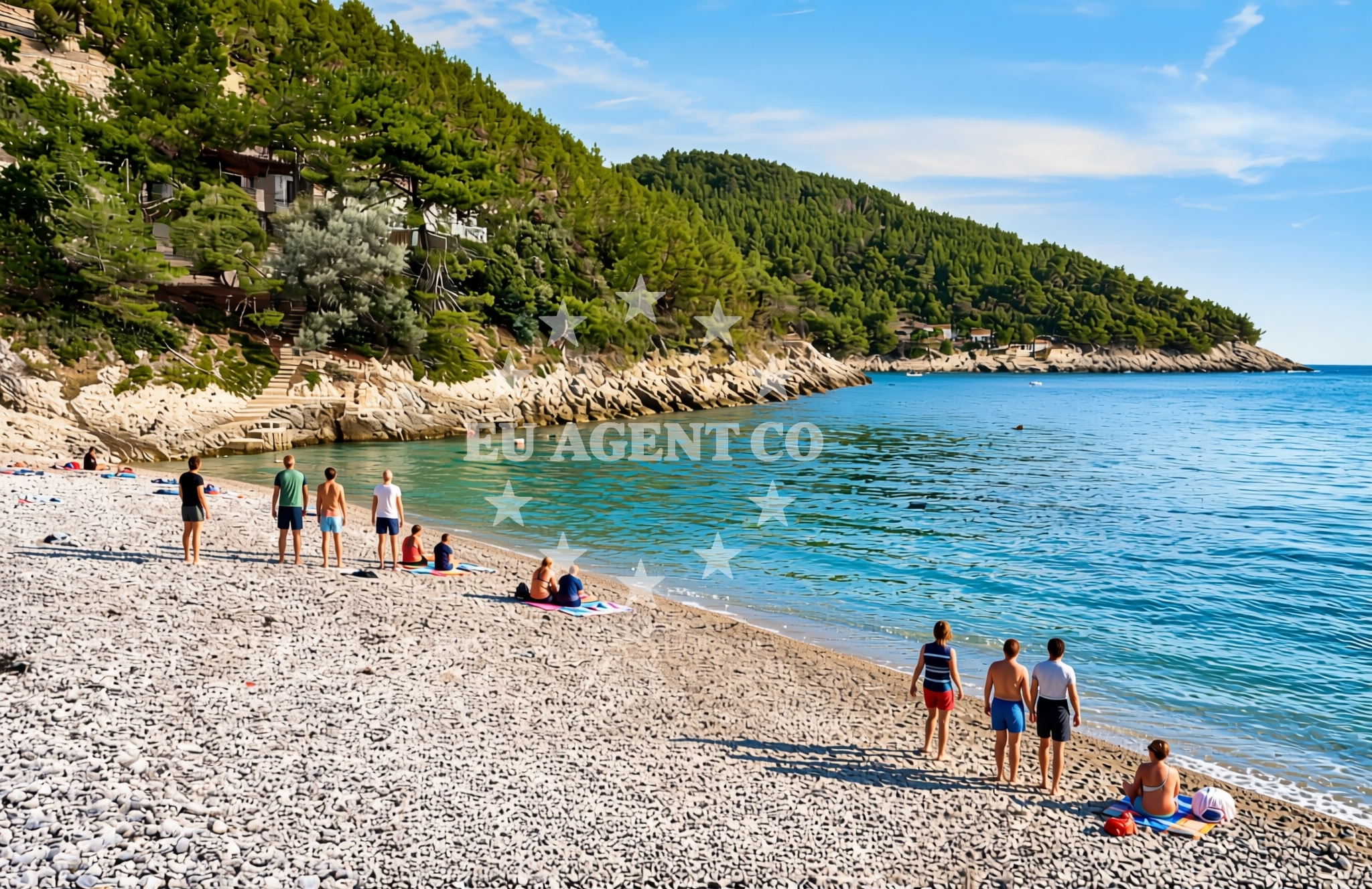 Additional view of Bratinja Luka beach in Žrnovo 1450, Žrnovo