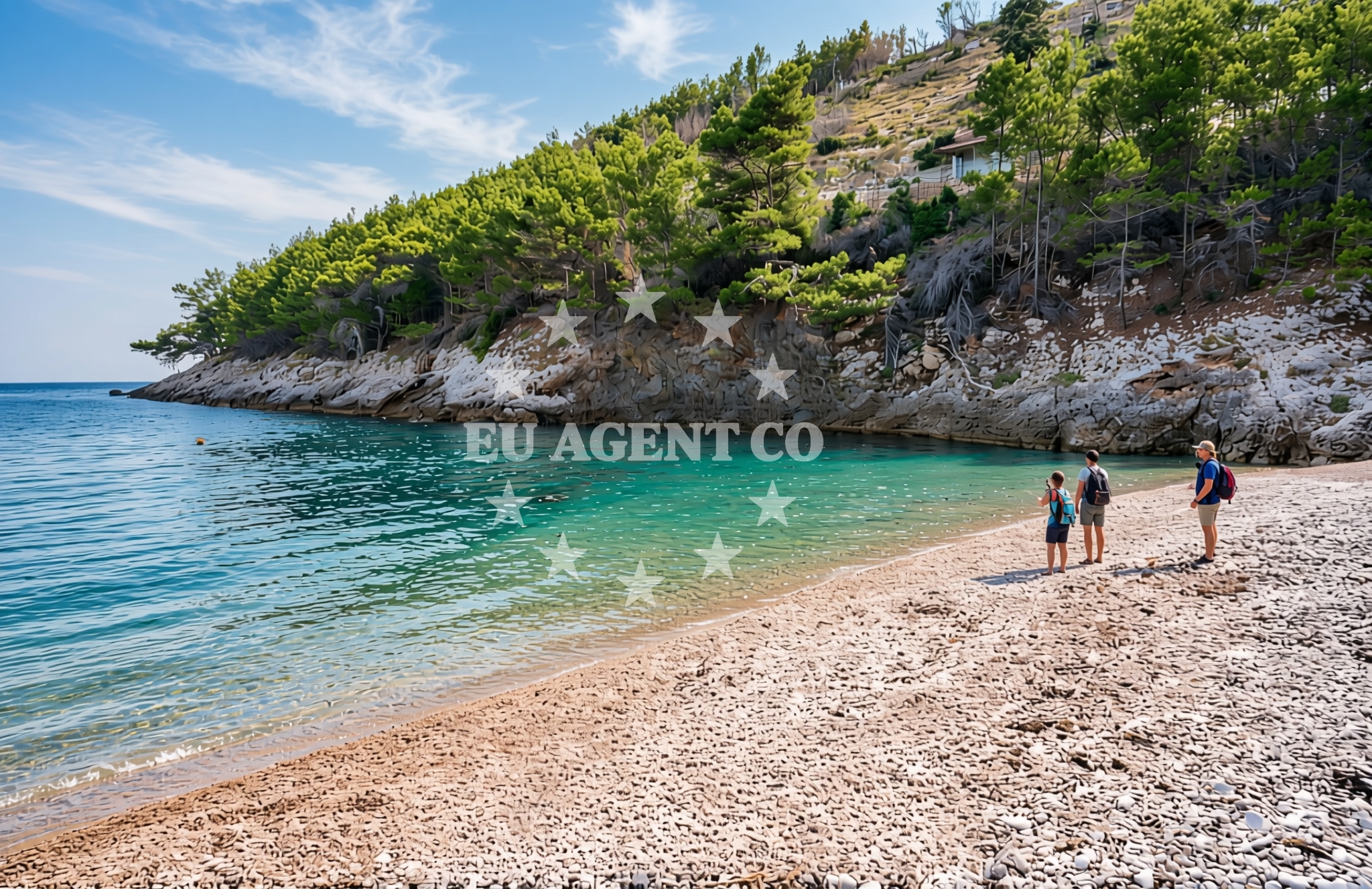 Additional view of Bratinja Luka beach in Žrnovo 1450, Žrnovo