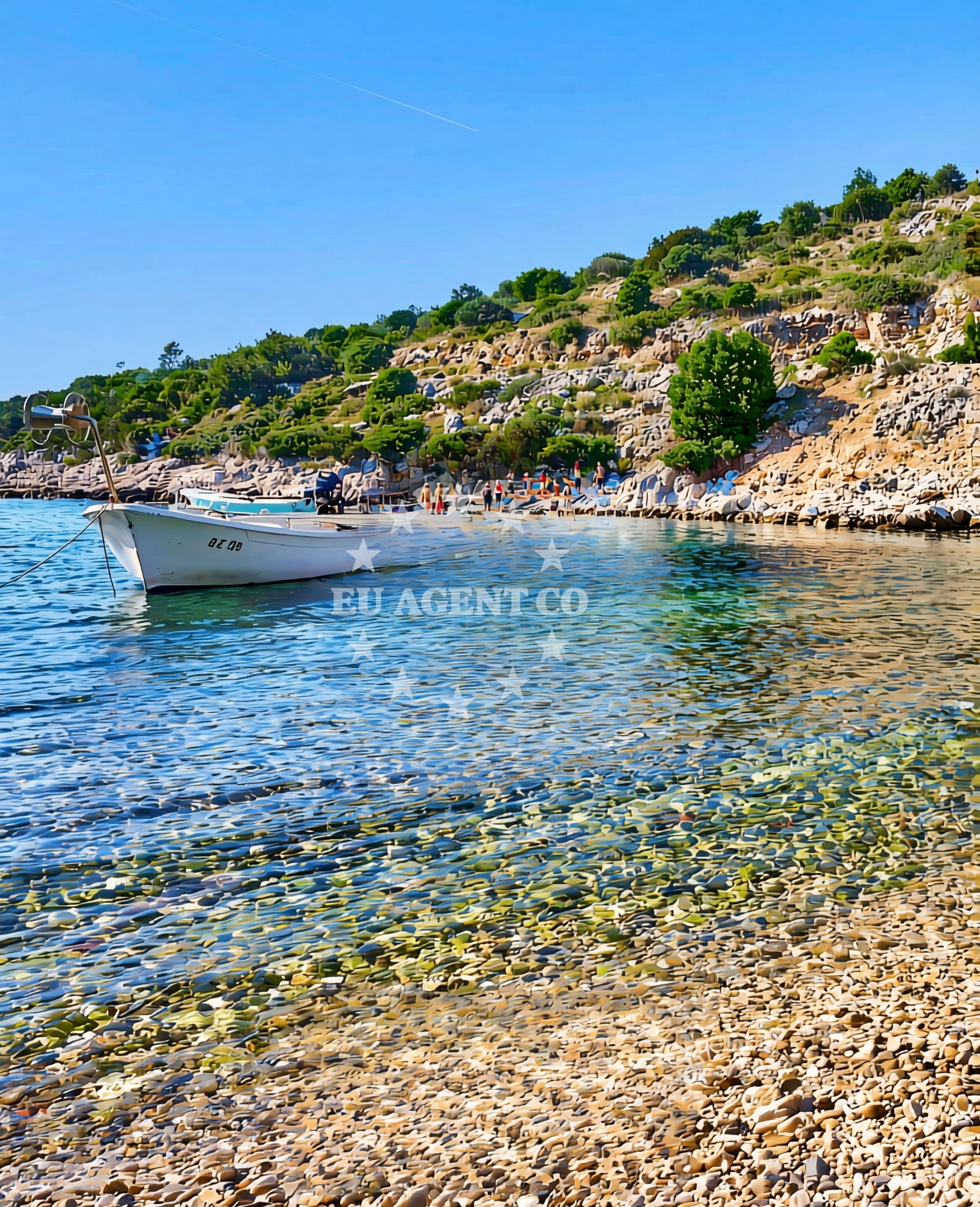 Shoreline and swimming area at Brbinj (Dugi otok): beaches and coves (1) in Brbinj (Dugi otok)