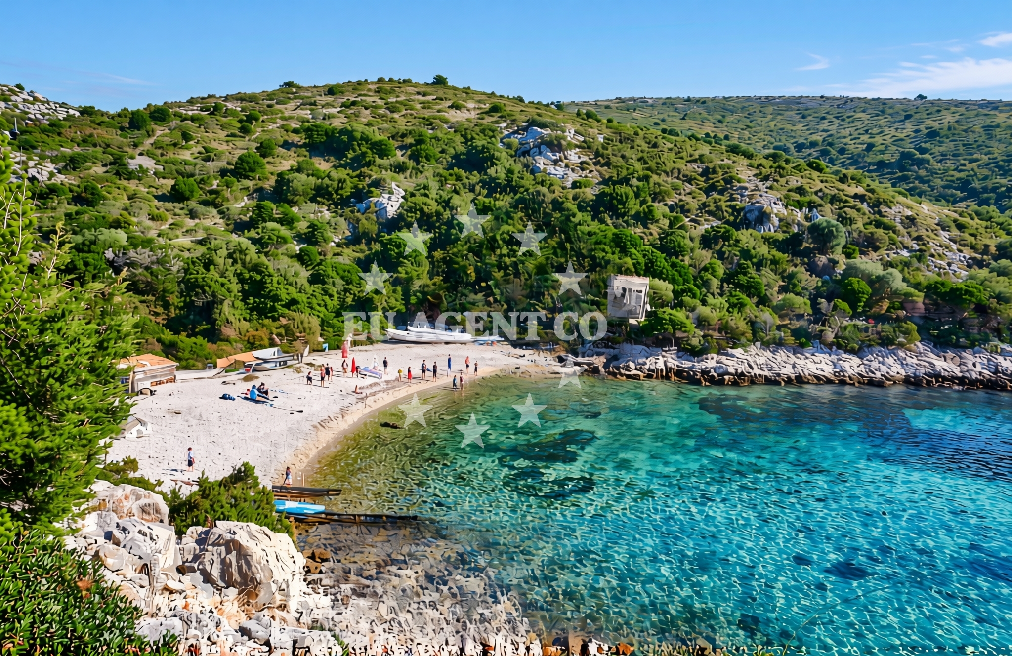 Additional view of Brbinj (Dugi otok): beaches and coves (1) in Brbinj (Dugi otok)