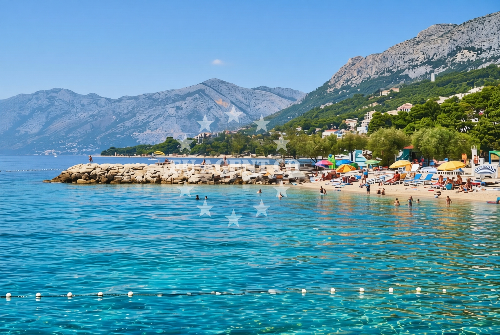 Additional view of Brela: beaches and coves (14) in Brela
