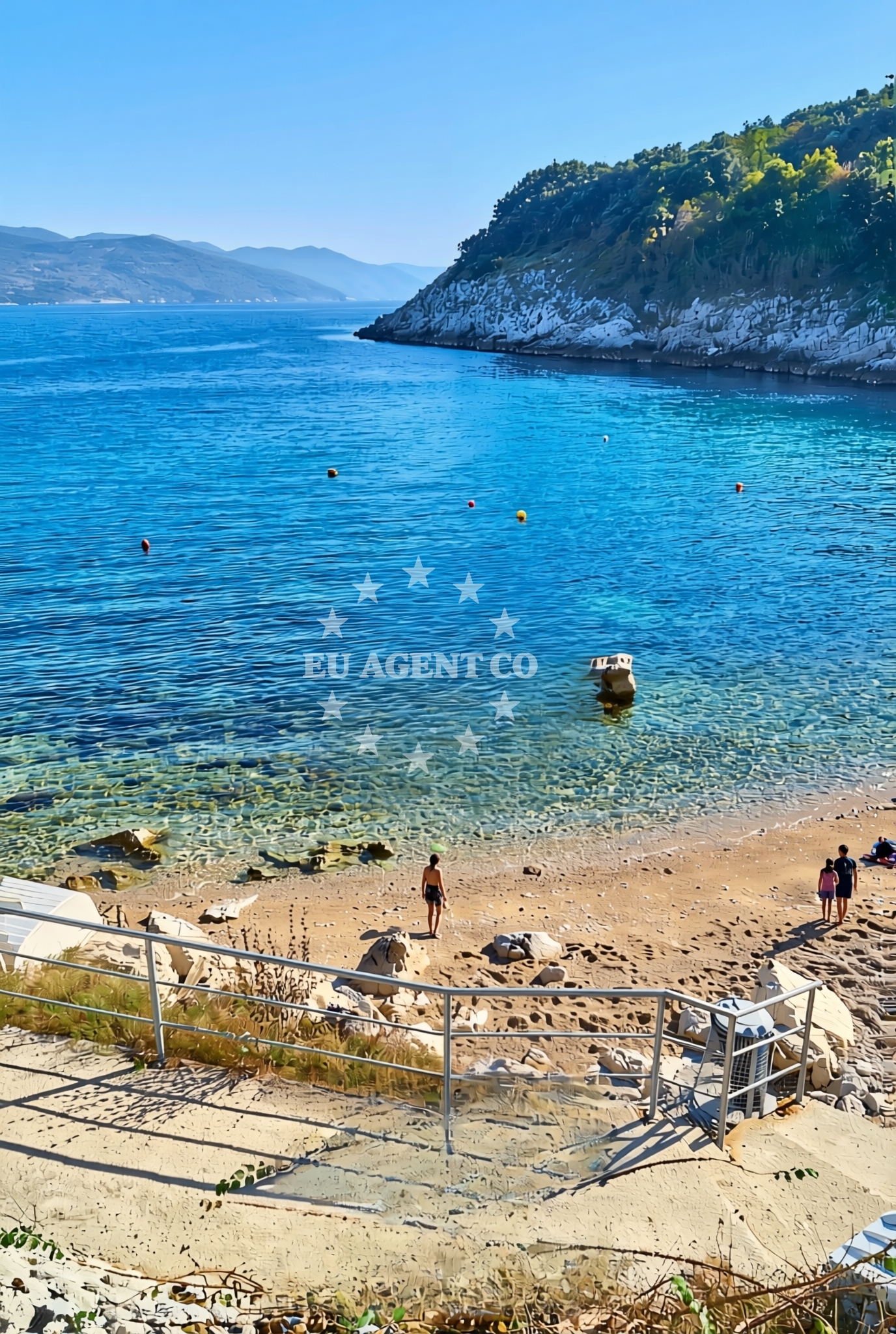 Additional view of Brestova beach in , Zagorje