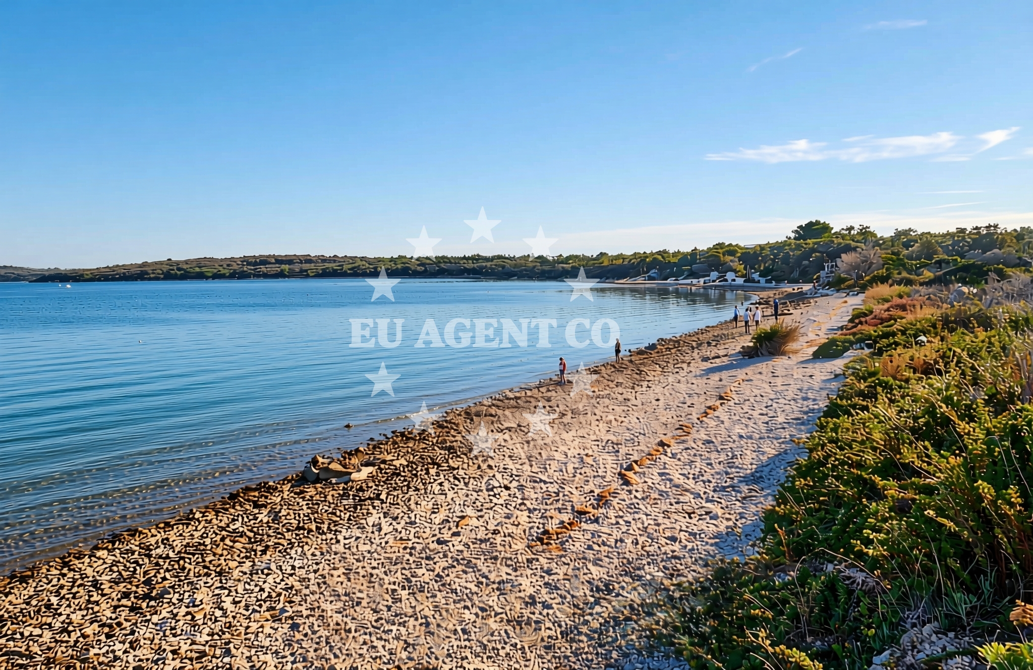 Sea and coastal view of Brgulje (Molat): beaches and coves in Brgulje (Molat)