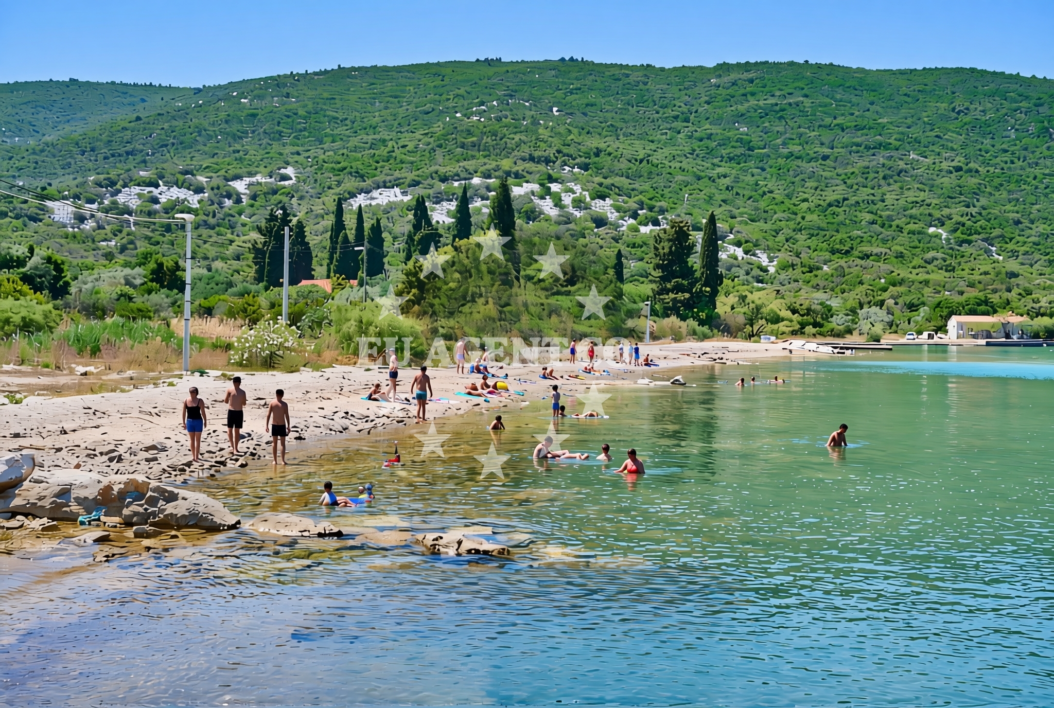 Additional view of Brijesta beach in Brijesta 20, Janjina