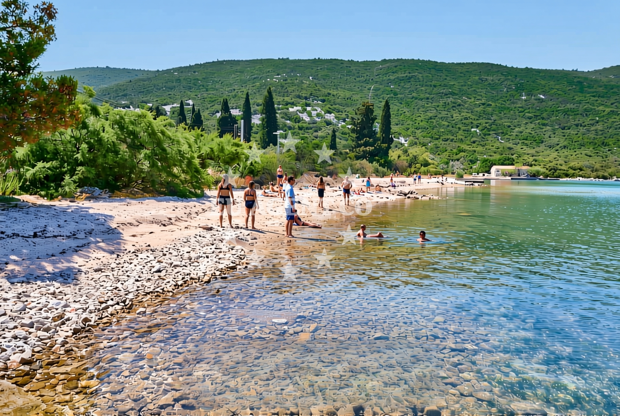 Additional view of Brijesta beach in Brijesta 20, Janjina