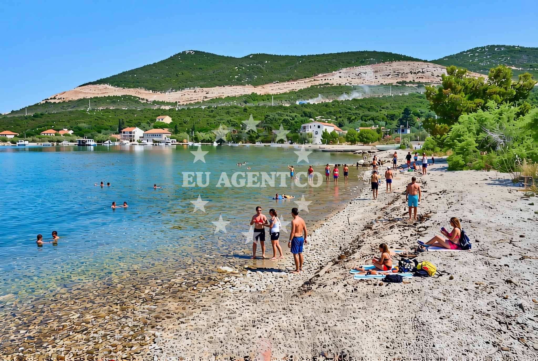 Additional view of Brijesta beach in Brijesta 20, Janjina