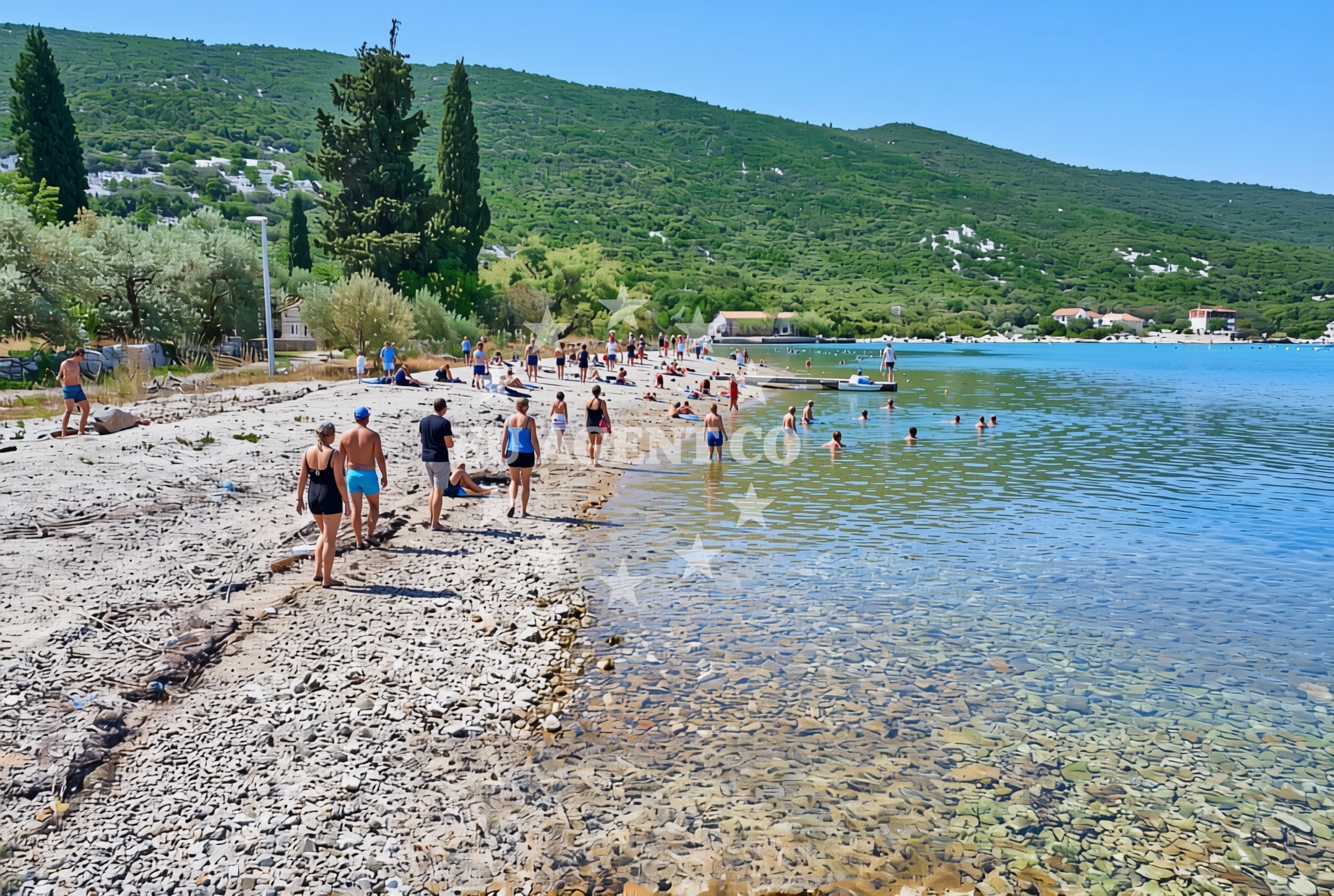 Additional view of Brijesta beach in Brijesta 20, Janjina