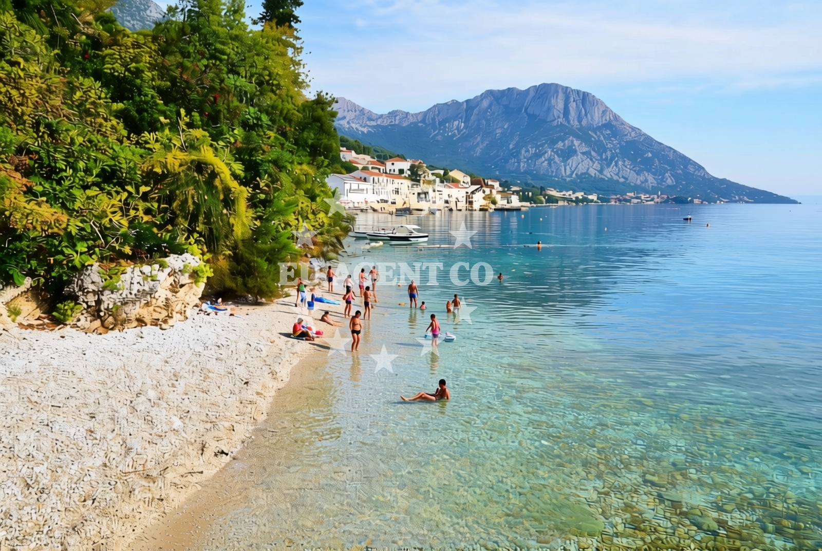 Overview of Brist: beaches and coves (7) in Brist