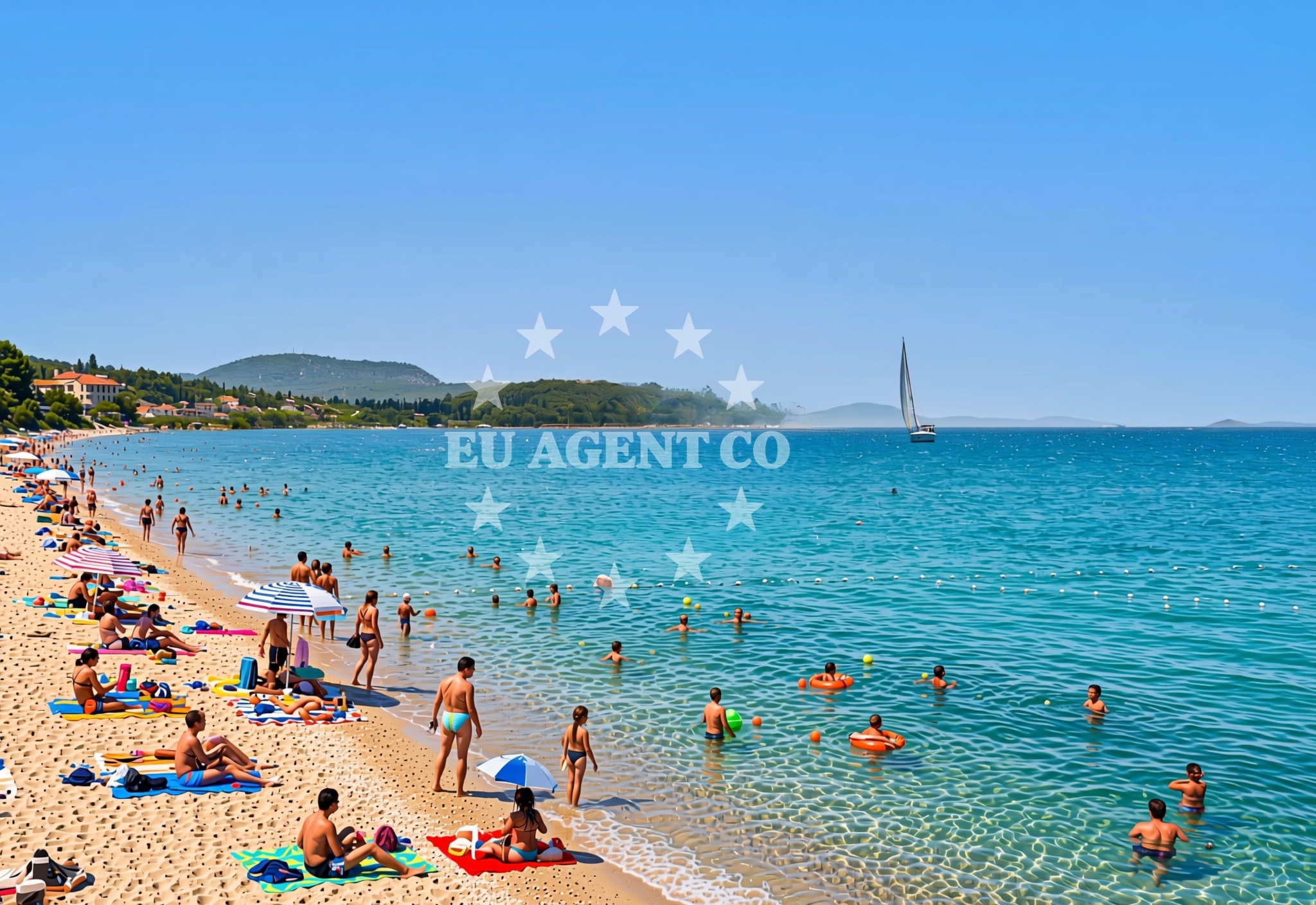 Additional view of Bristak, Vodice Beach in Bristak