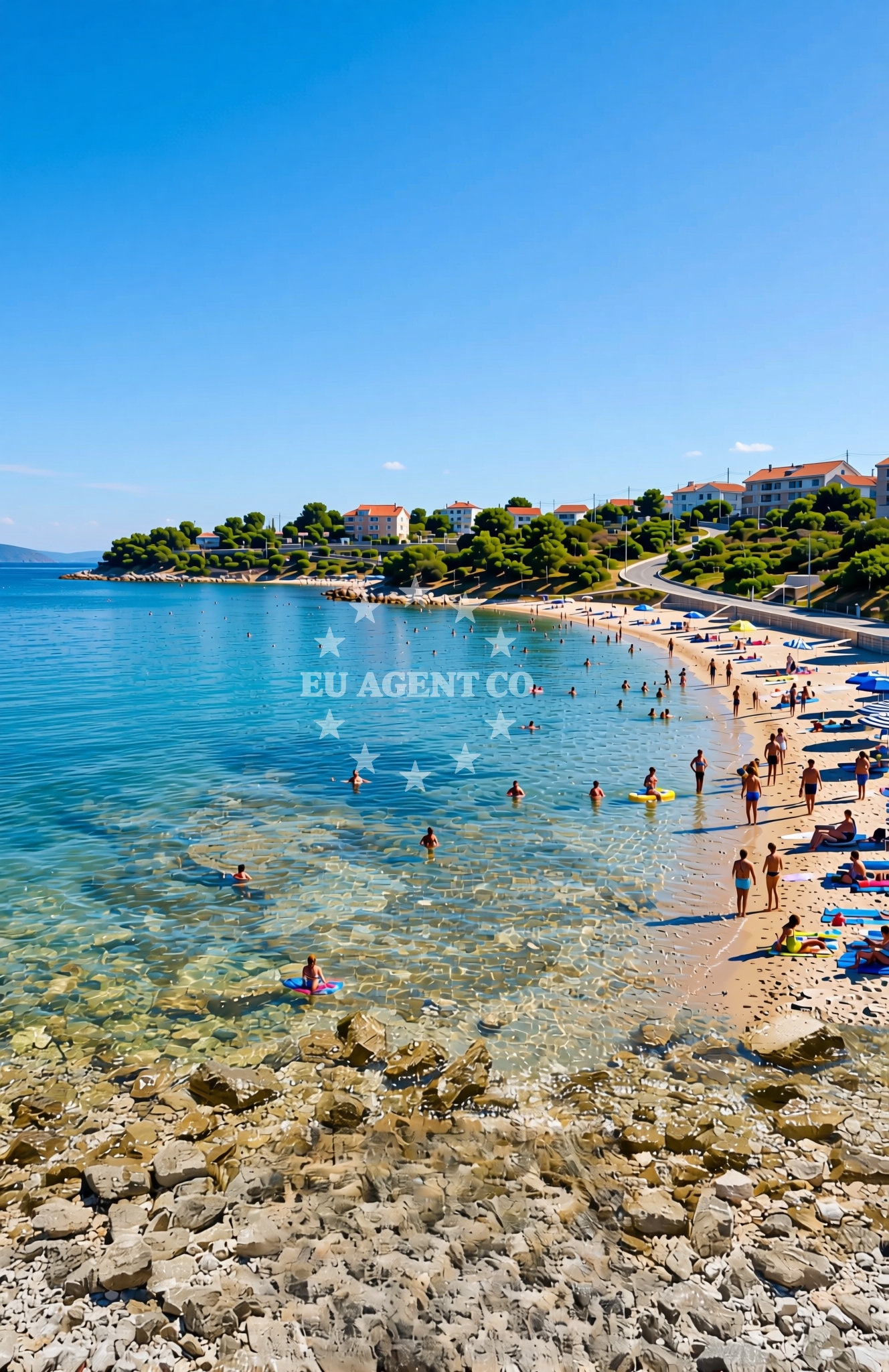 Additional view of Bristak, Vodice Beach in Bristak