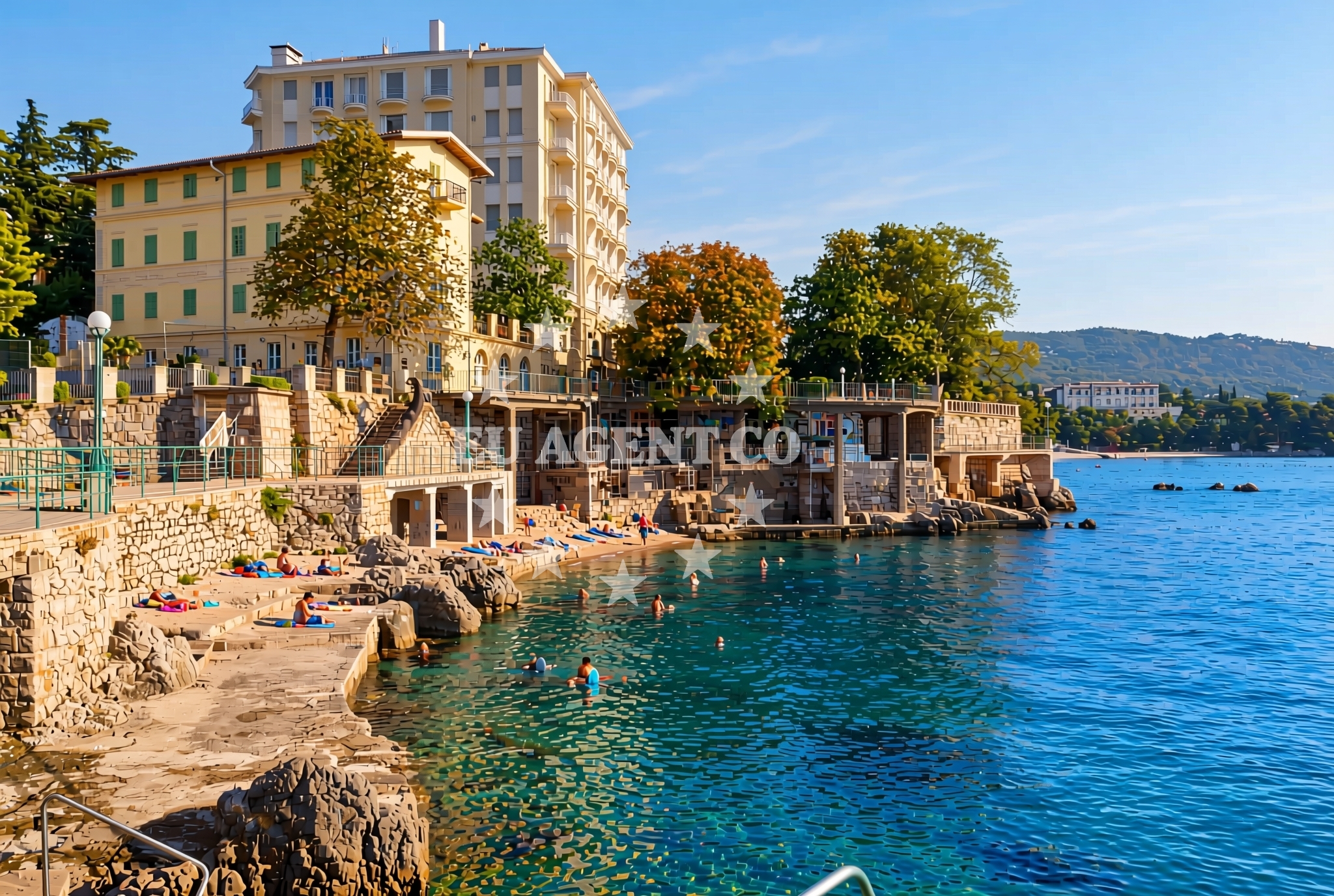 Overview of Bristol, Lovran Beach in Bristol