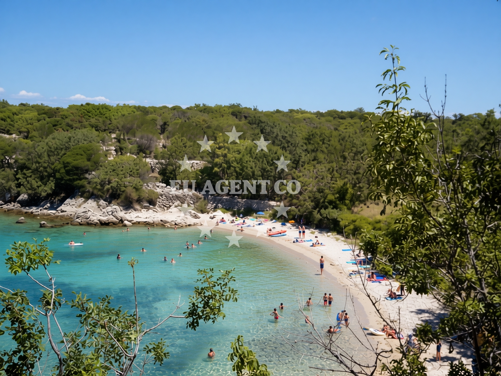 Beach facilities and surroundings at Brnestre beach in Potocnica bb, Potocnica
