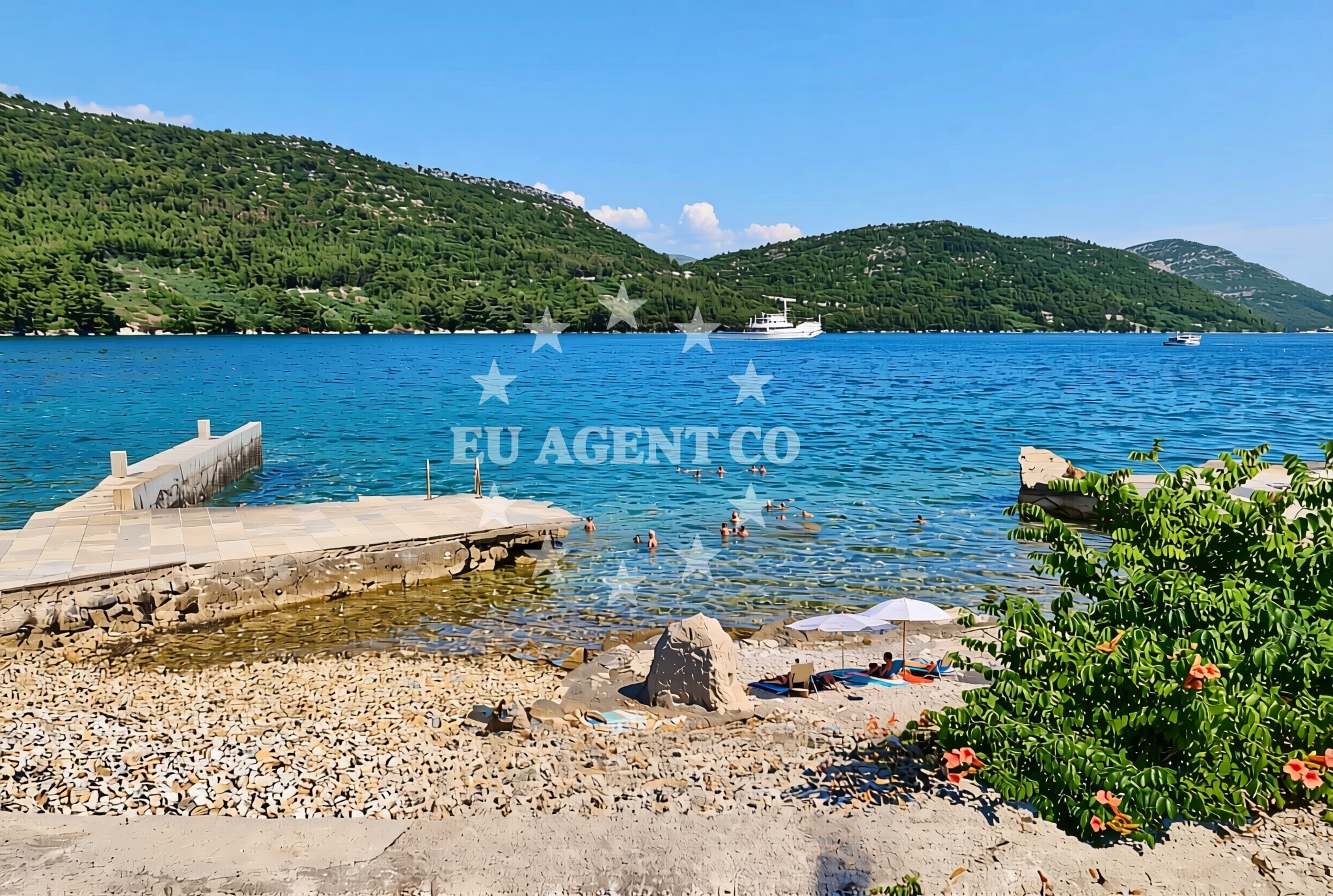 Overview of Broce jug, Broce Beach in Broce jug