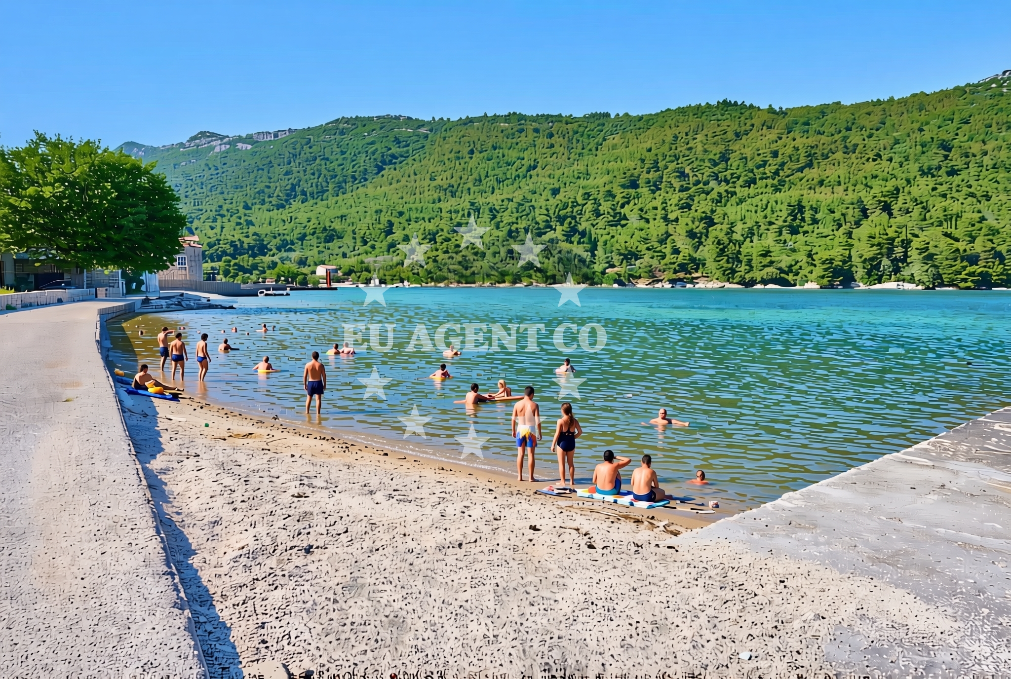 Overview of Broce sjever, Broce Beach in Broce sjever