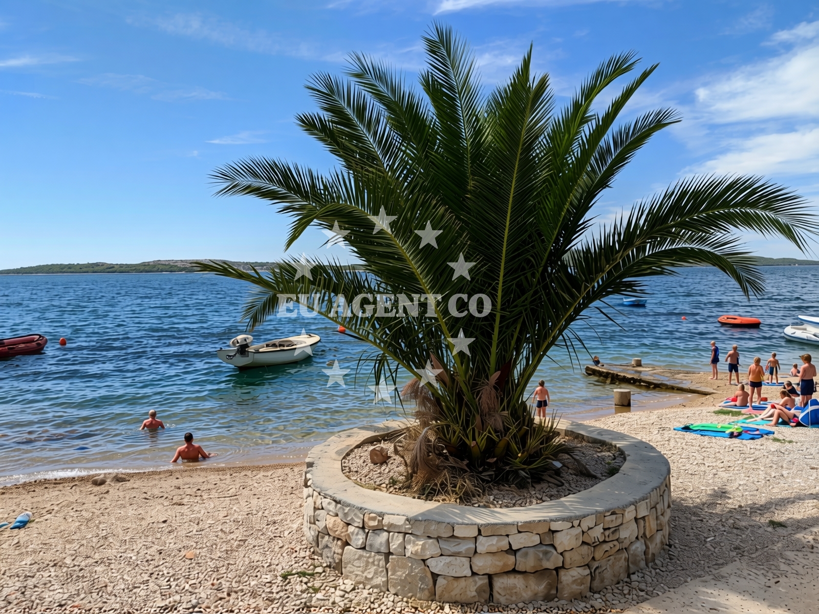 Additional view of Brodarica beach in 100 Obala Gaj, Brodarica