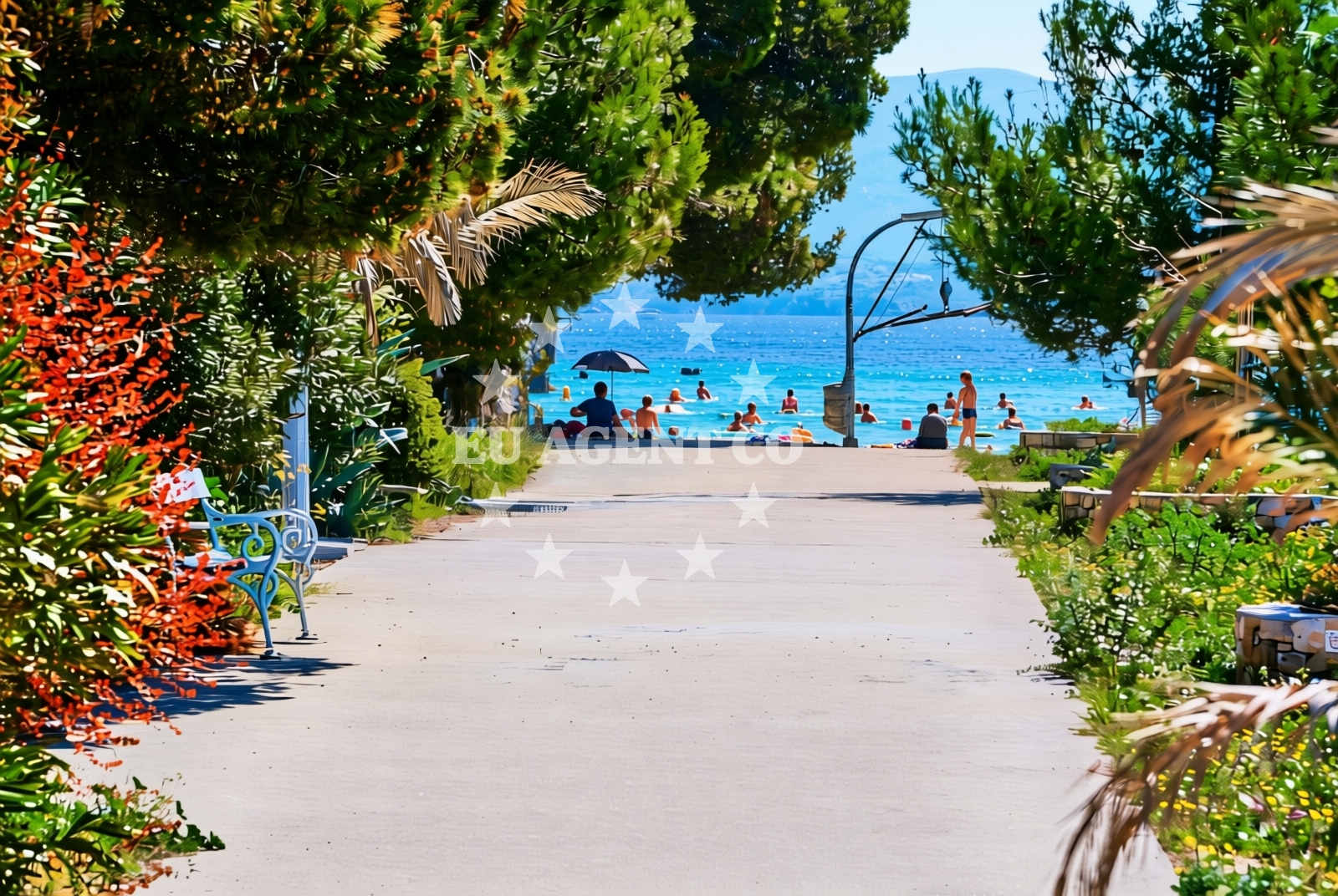 Additional view of Brodarica beach in 100 Obala Gaj, Brodarica