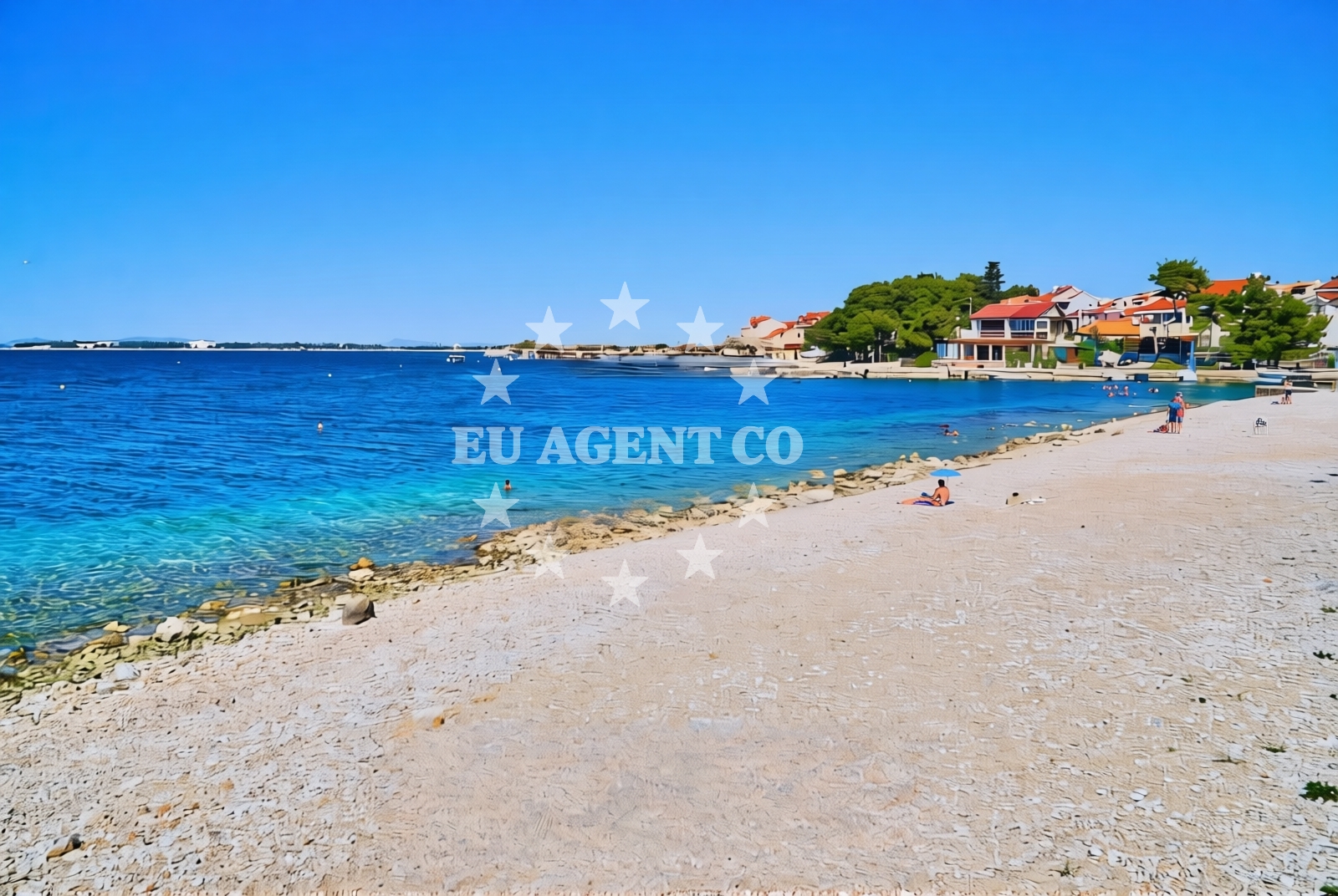 Overview of Brodarica: beaches and coves (7) in Brodarica
