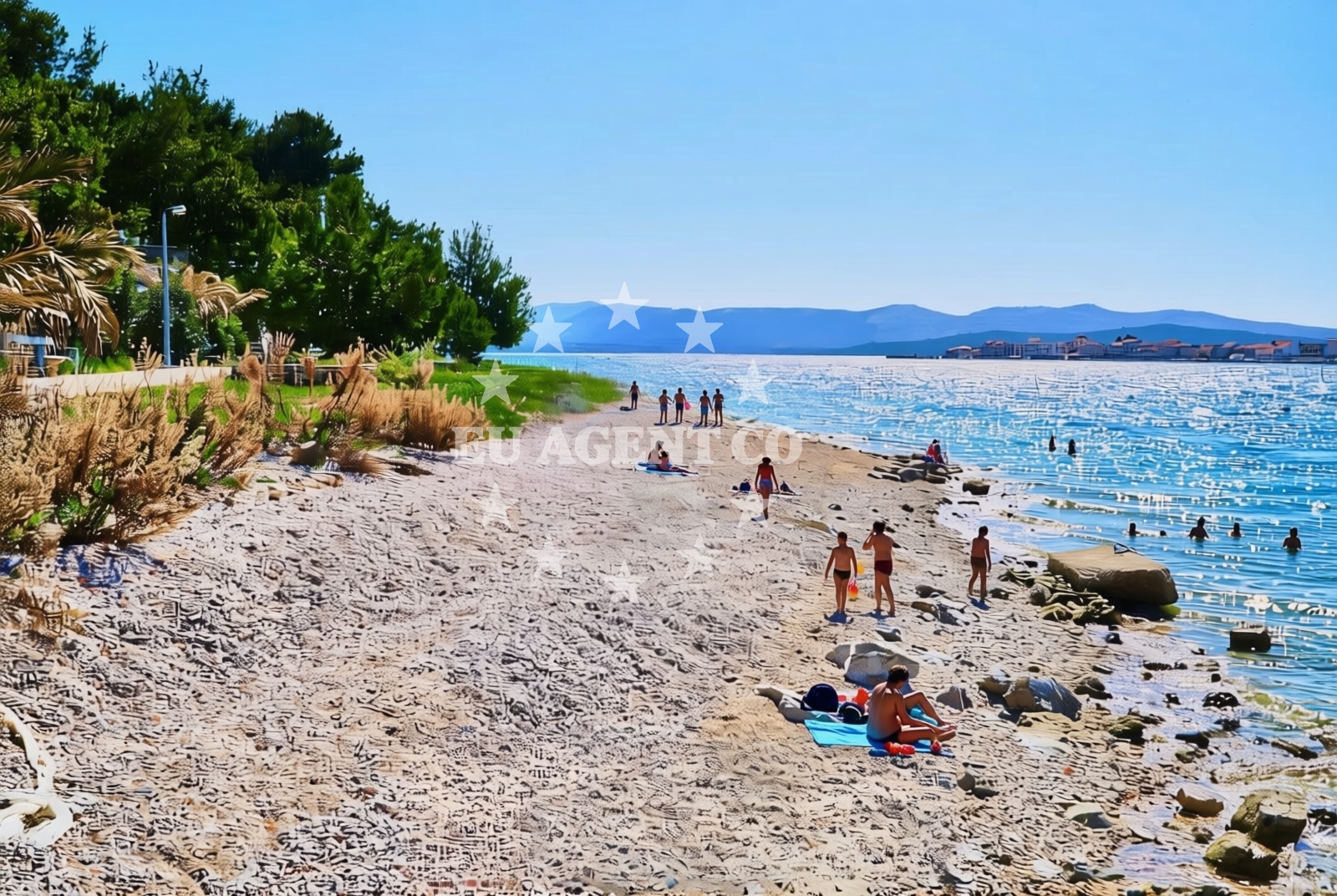 Beach facilities and surroundings at Brodarica: beaches and coves (7) in Brodarica