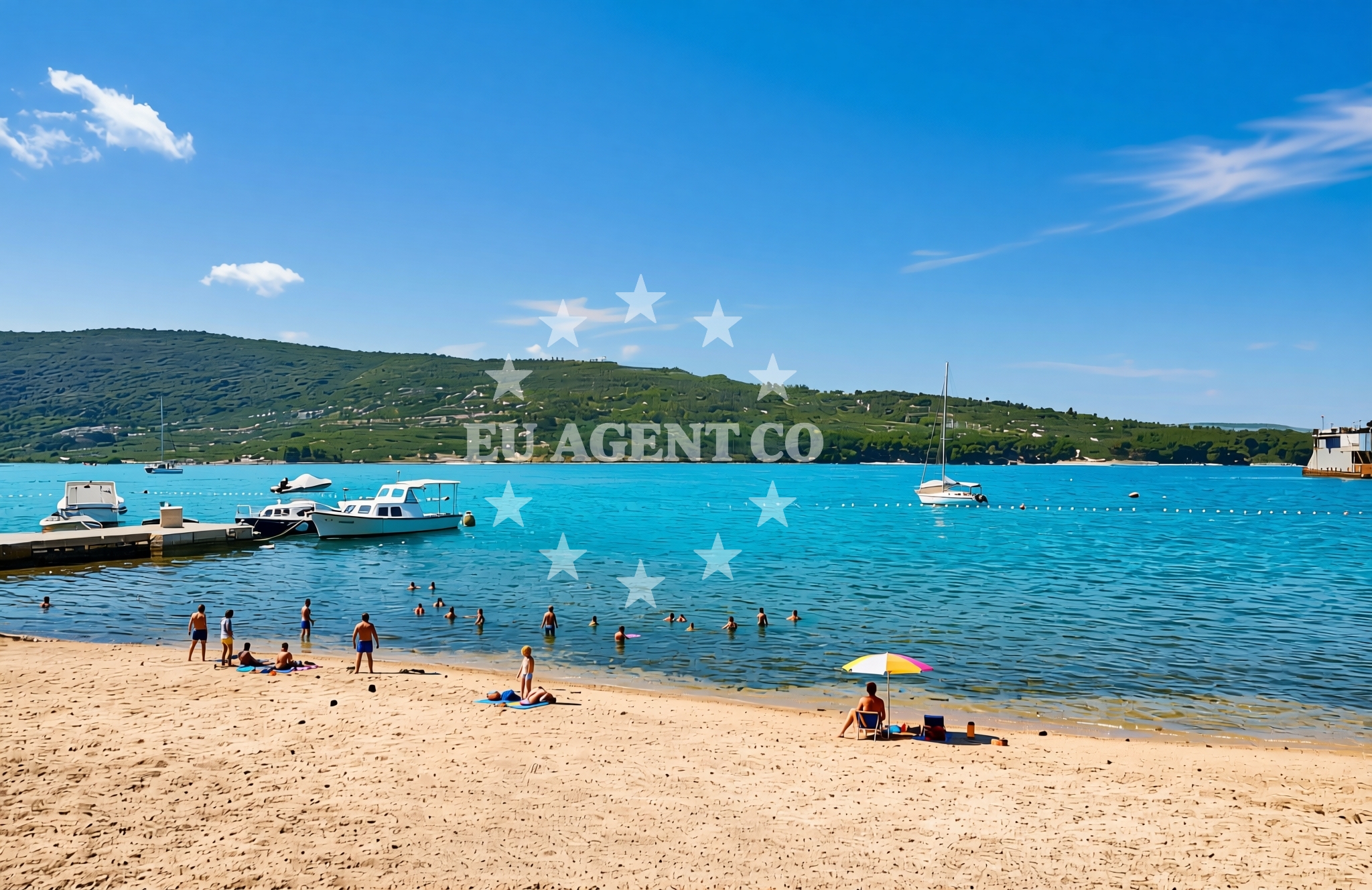 Additional view of Brodogradilište, Cres (Cres) Beach in Brodogradilište