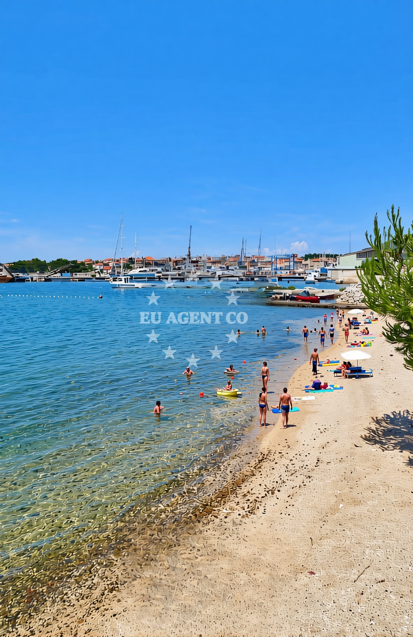 Additional view of Brodogradilište, Cres (Cres) Beach in Brodogradilište