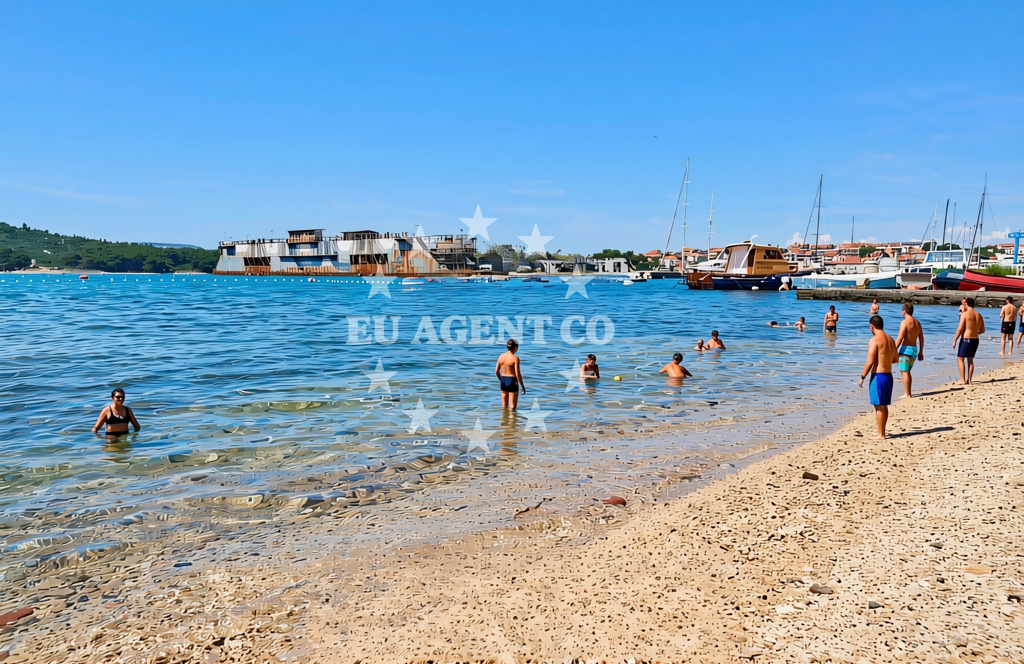 Additional view of Brodogradilište, Cres (Cres) Beach in Brodogradilište
