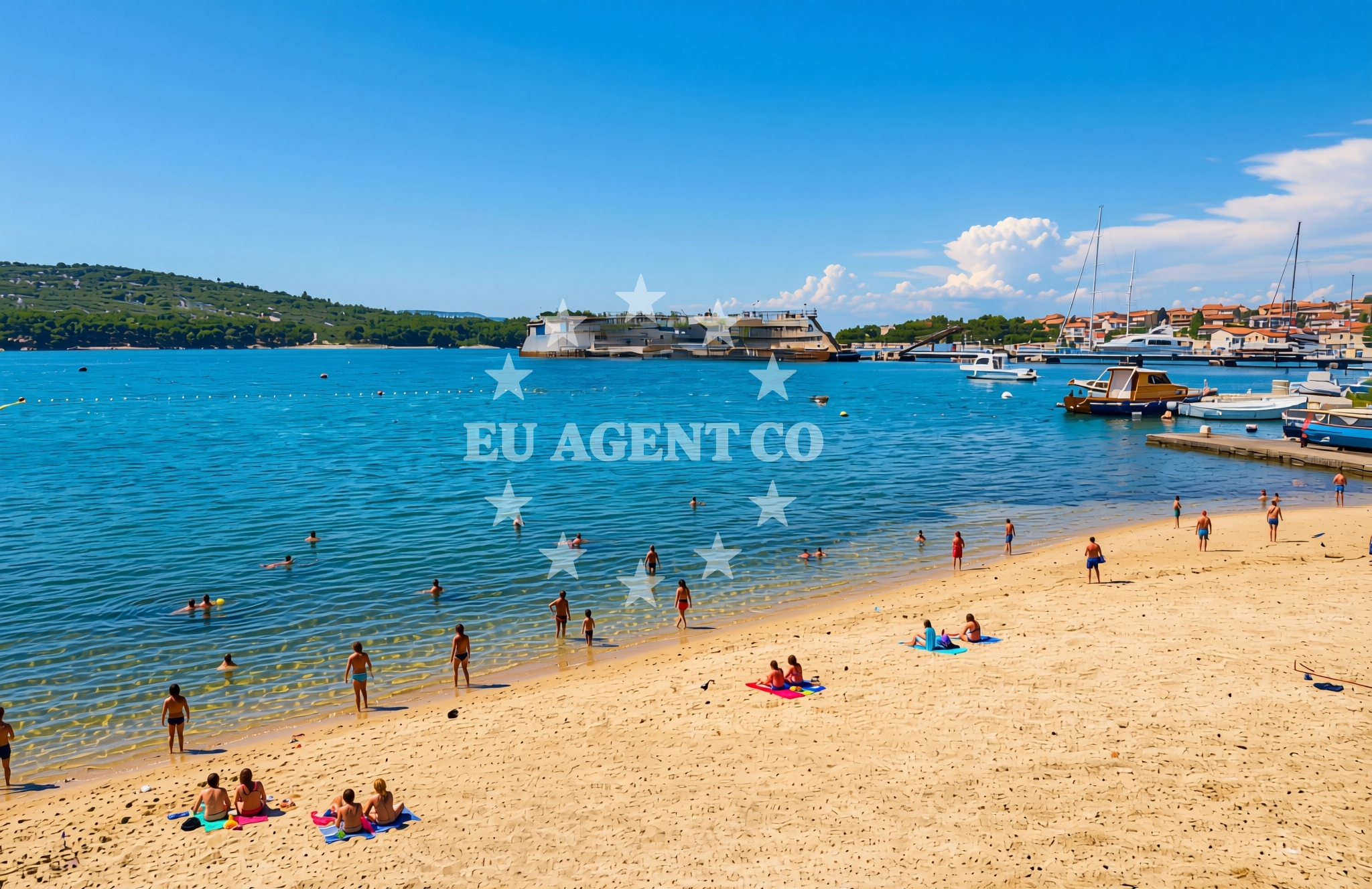 Additional view of Brodogradilište, Cres (Cres) Beach in Brodogradilište