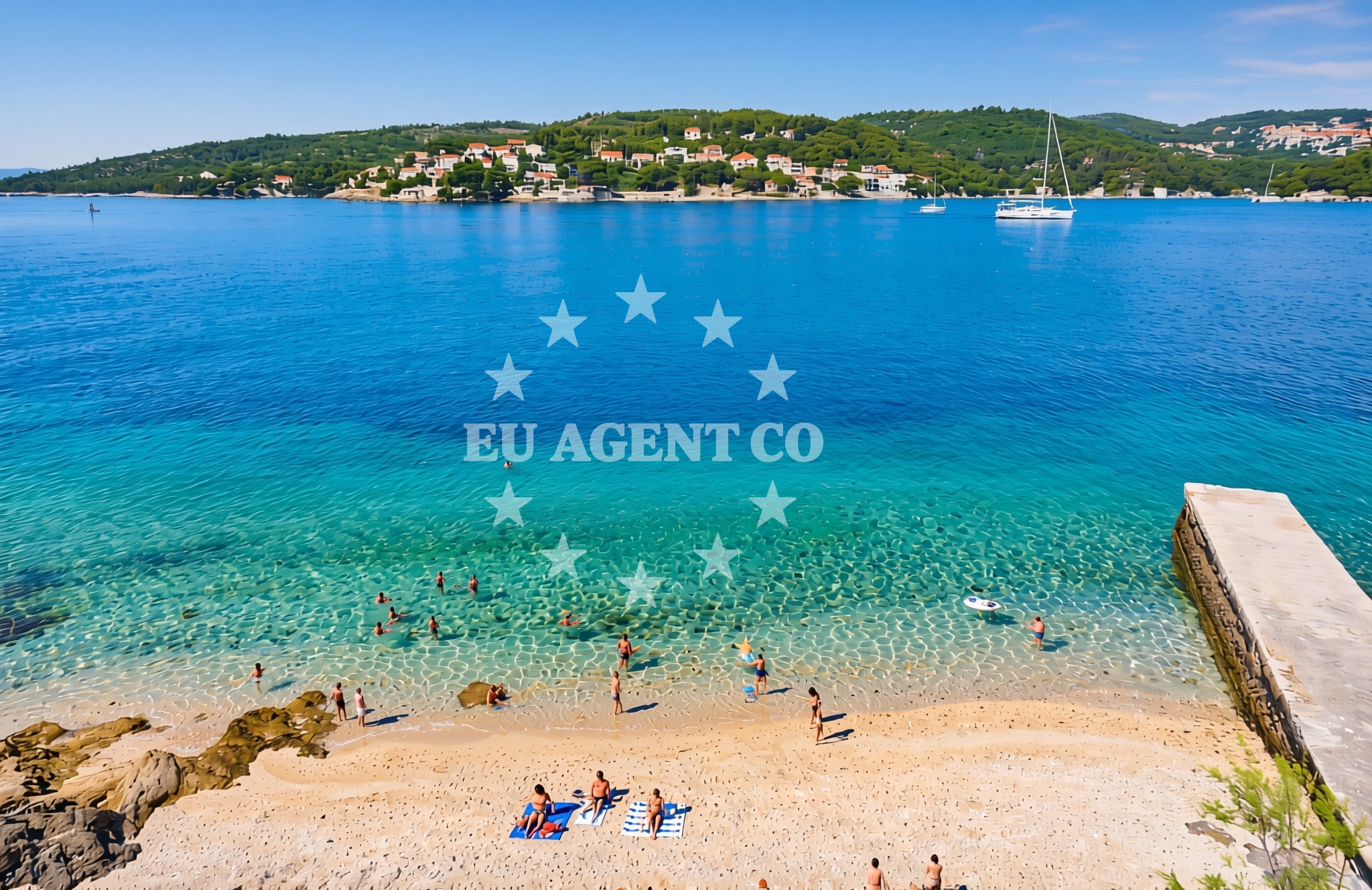 Additional view of Brodogradilište, Sumartin (Brač) Beach in Brodogradilište