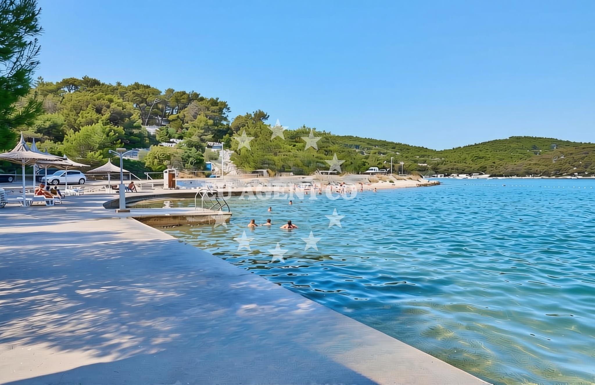 Additional view of Brošćica, Jezera (Murter) Beach in Brošćica