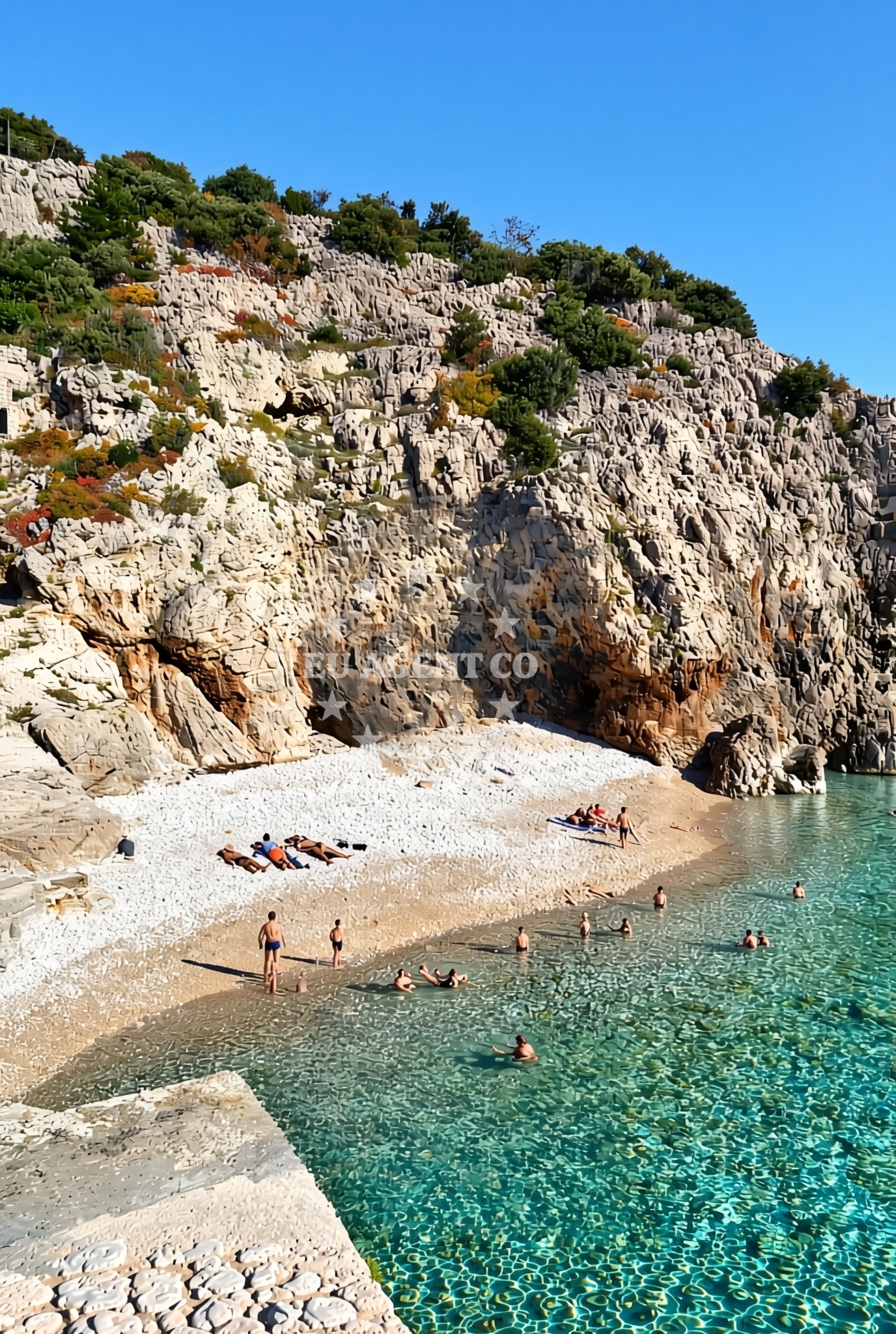 Additional view of Brseč: beaches and coves (2) in Brseč