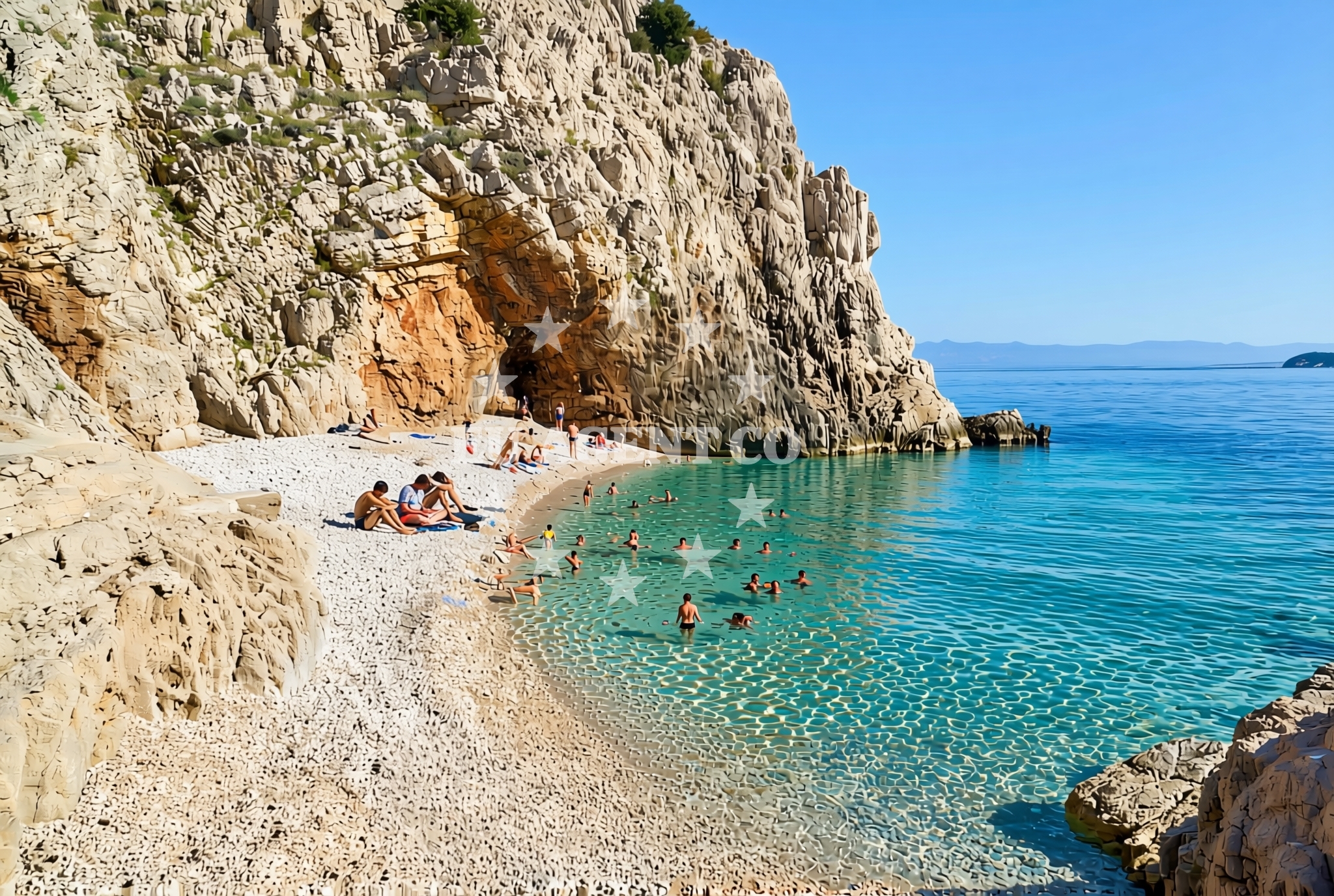 Additional view of Brseč: beaches and coves (2) in Brseč