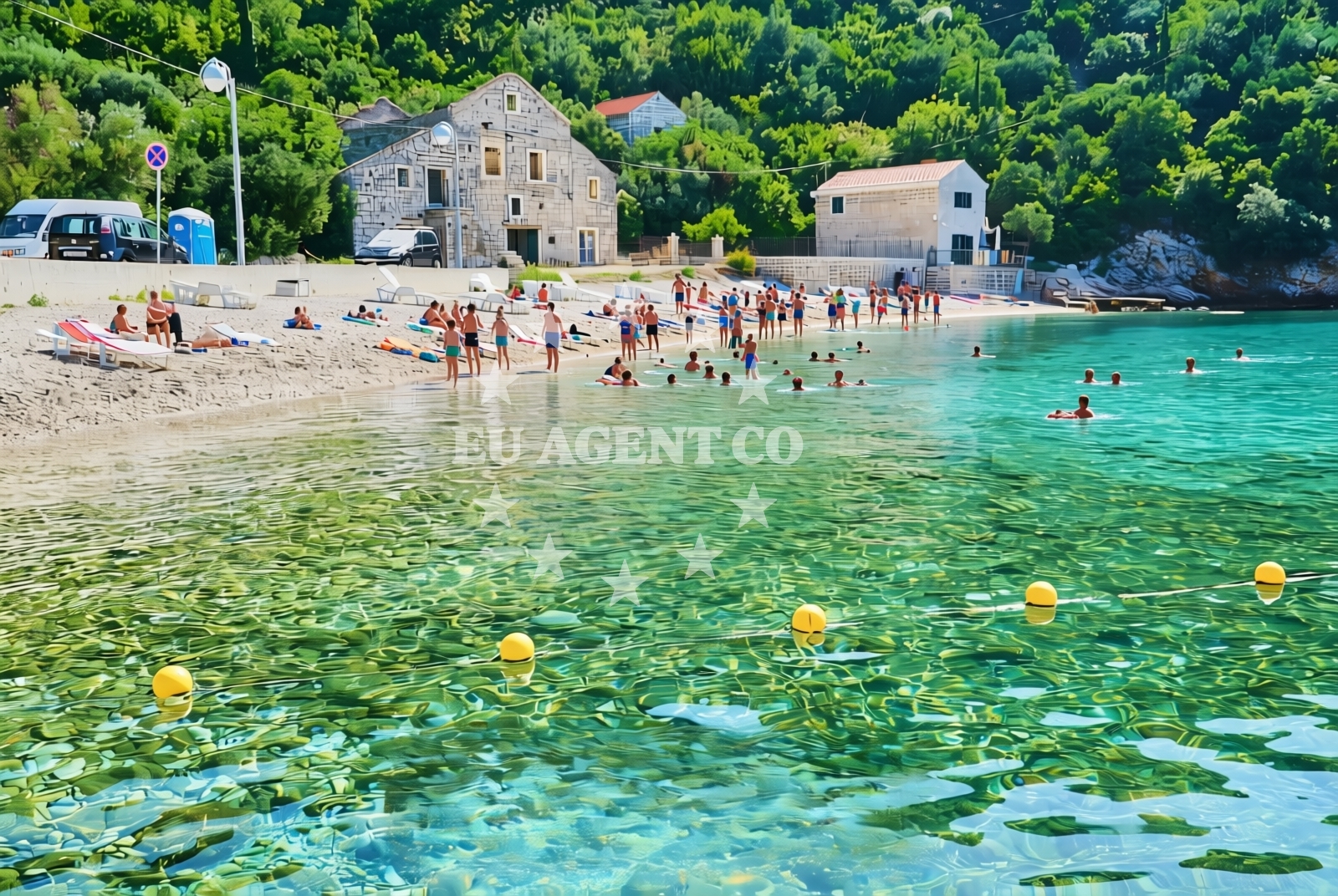 Additional view of Brsečine: beaches and coves (2) in Brsečine