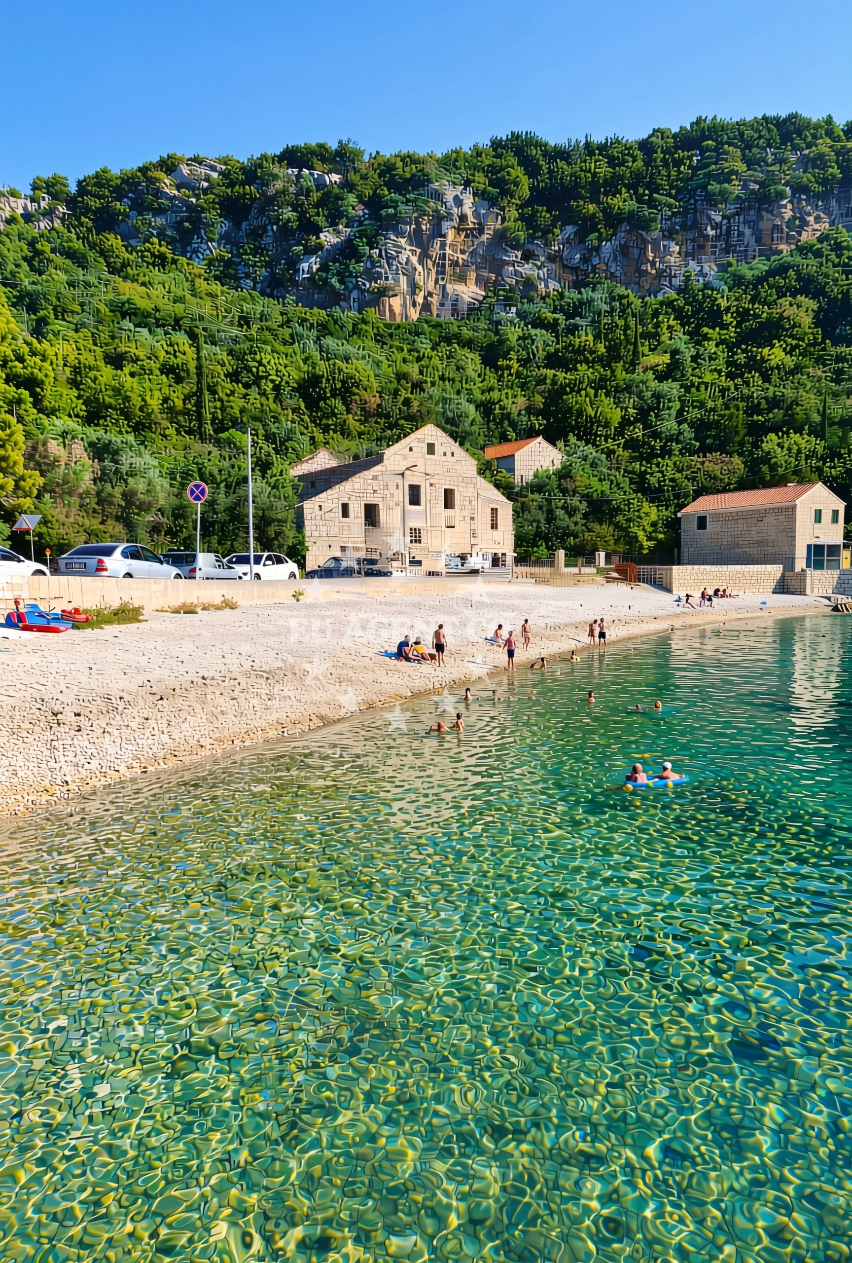 Additional view of Brsečine: beaches and coves (2) in Brsečine