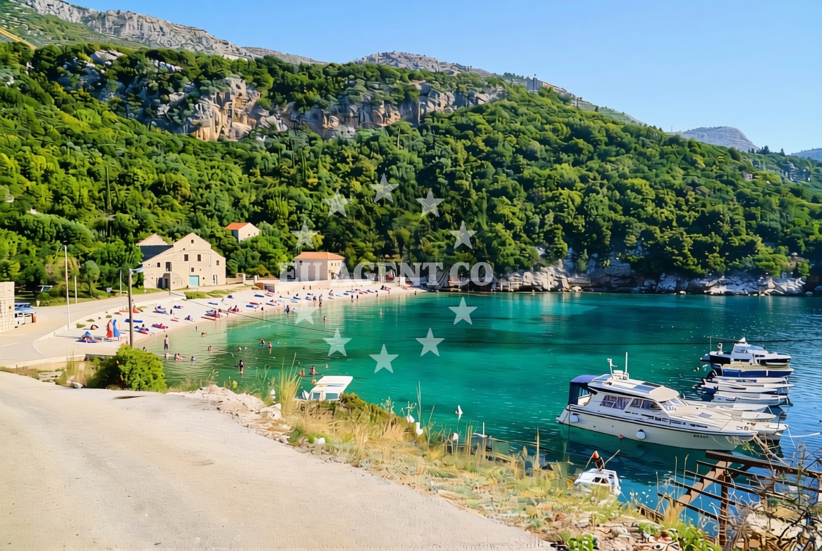 Additional view of Brsečine: beaches and coves (2) in Brsečine