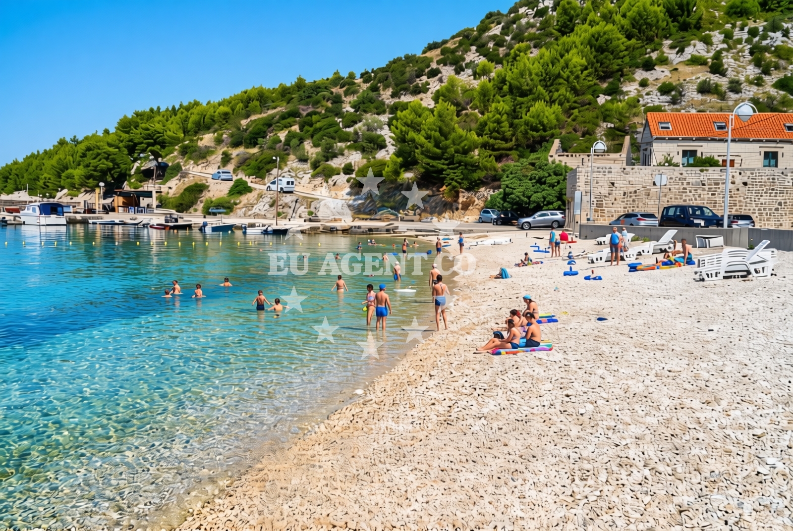 Additional view of Brsecine Harbour in Brdari 2, Brsecine, Brsečine