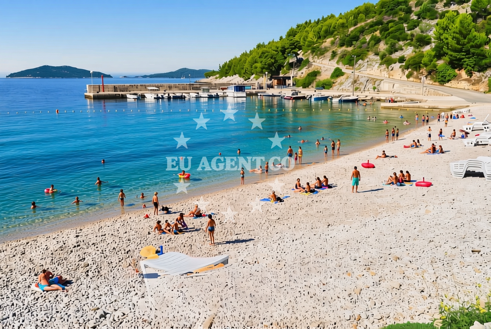 Additional view of Brsecine Harbour in Brdari 2, Brsecine, Brsečine