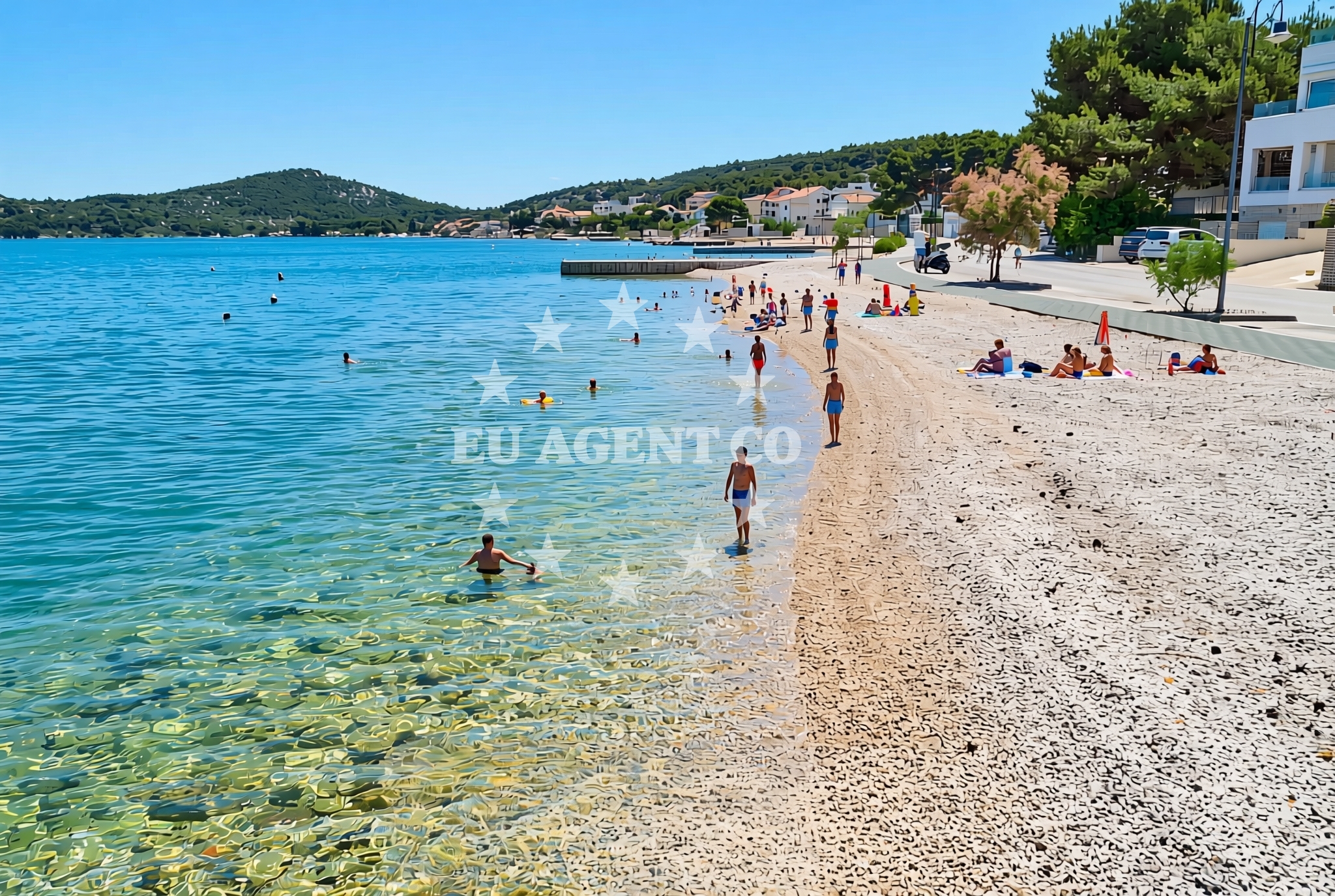Additional view of Brstine, Betina (Murter) Beach in Brstine