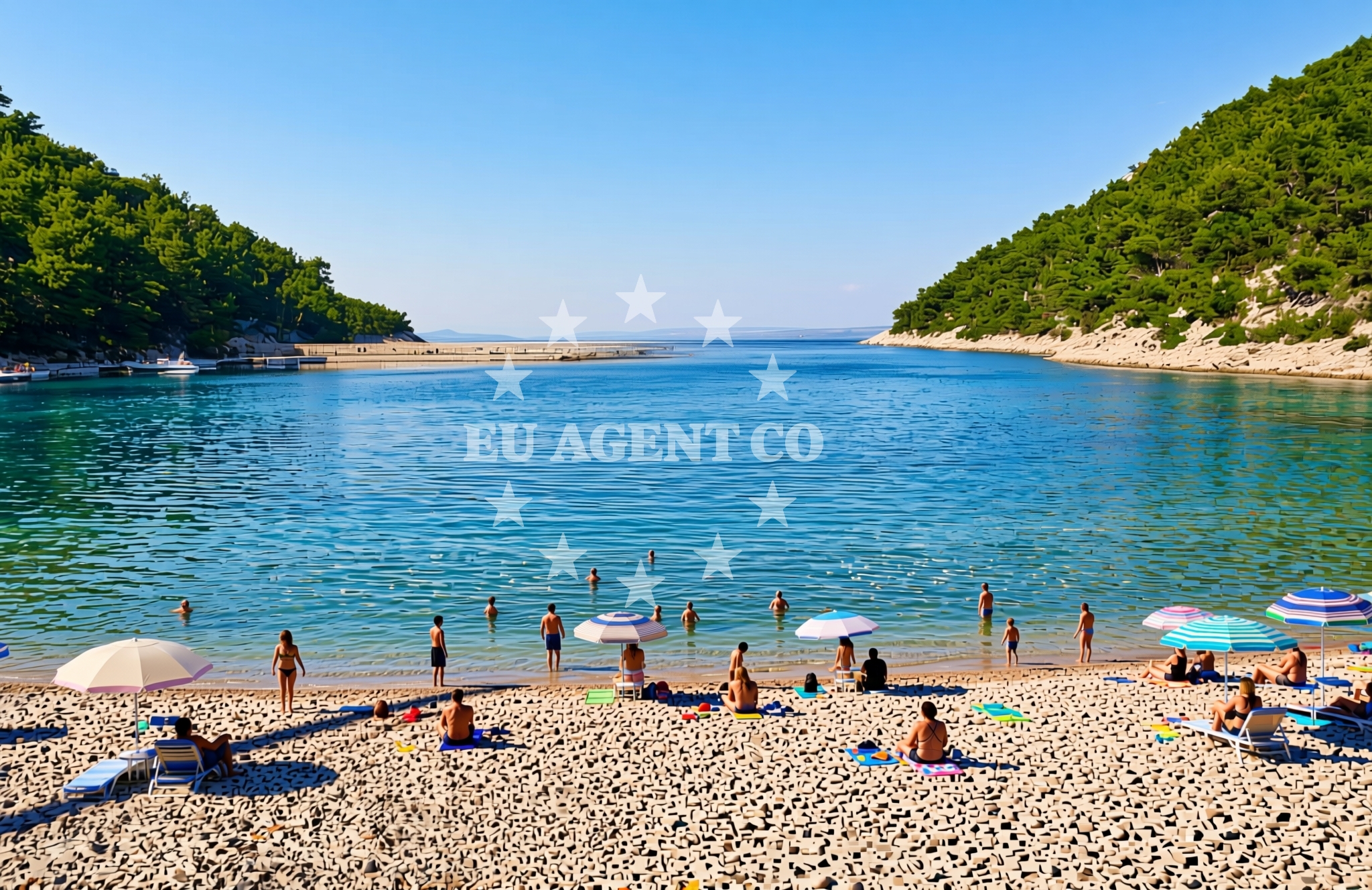 Beach facilities and surroundings at Brusje (Hvar): beaches and coves (2) in Brusje (Hvar)