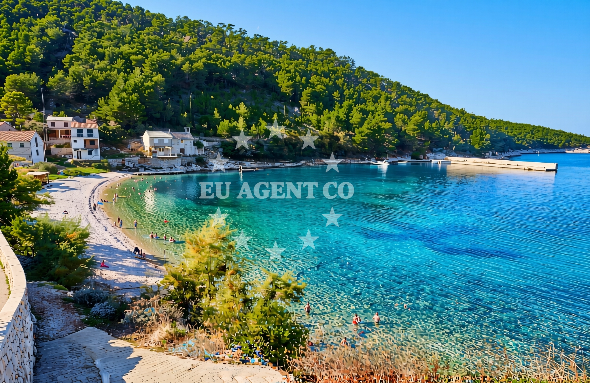 Additional view of Brusje (Hvar): beaches and coves (2) in Brusje (Hvar)