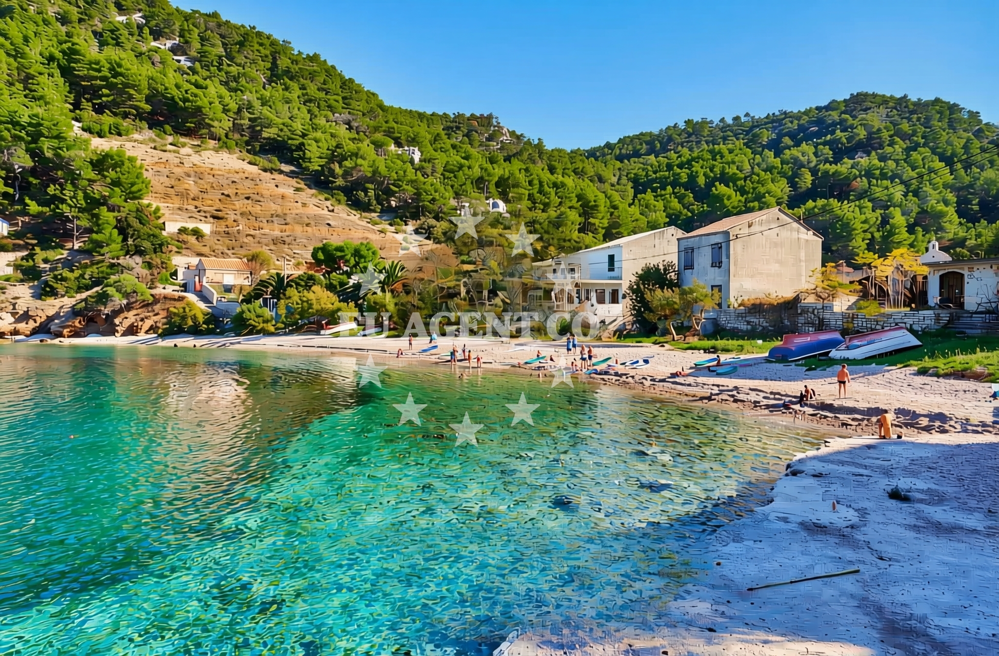 Additional view of Brusje (Hvar): beaches and coves (2) in Brusje (Hvar)