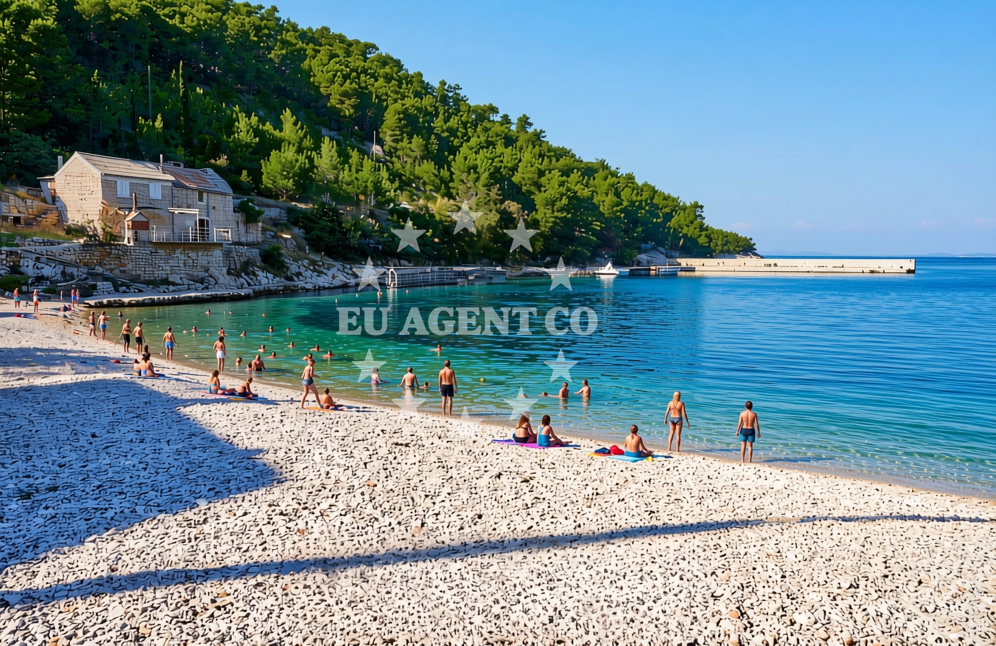 Additional view of Brusje (Hvar): beaches and coves (2) in Brusje (Hvar)