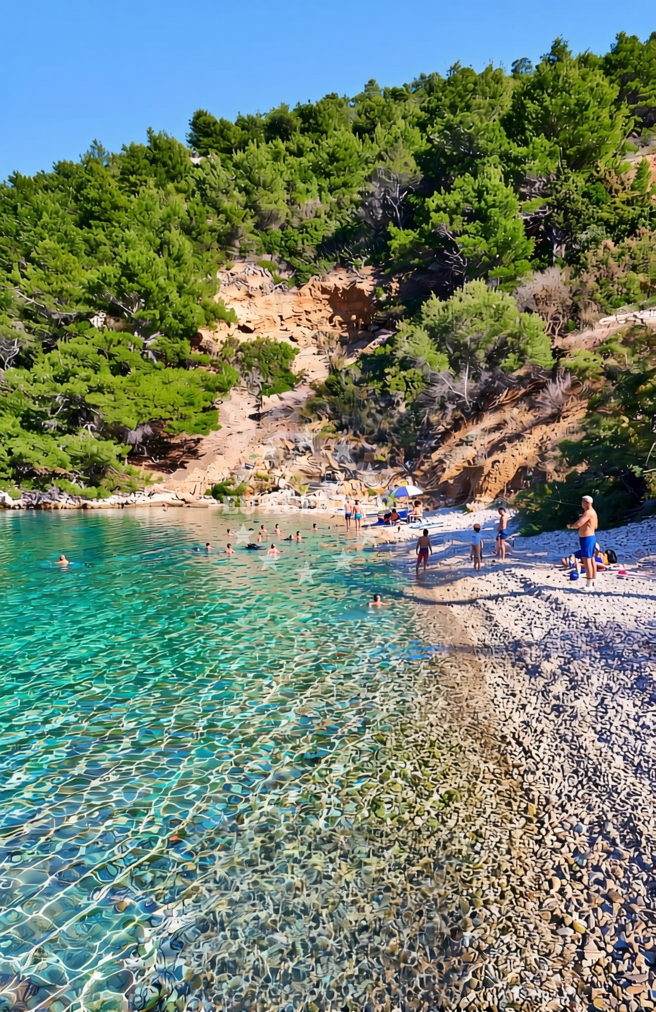 Additional view of Brusje (Hvar): beaches and coves (2) in Brusje (Hvar)