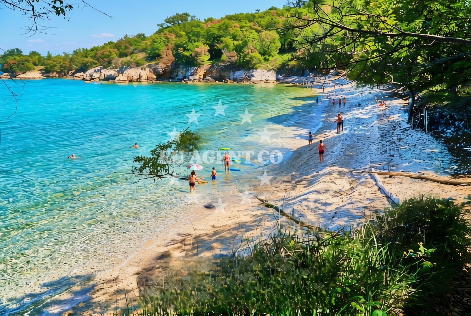 Additional view of Brzac bay in Glavotok 4, Krk