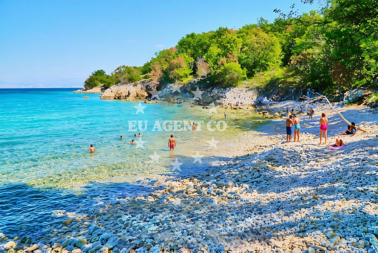 Additional view of Brzac bay in Glavotok 4, Krk